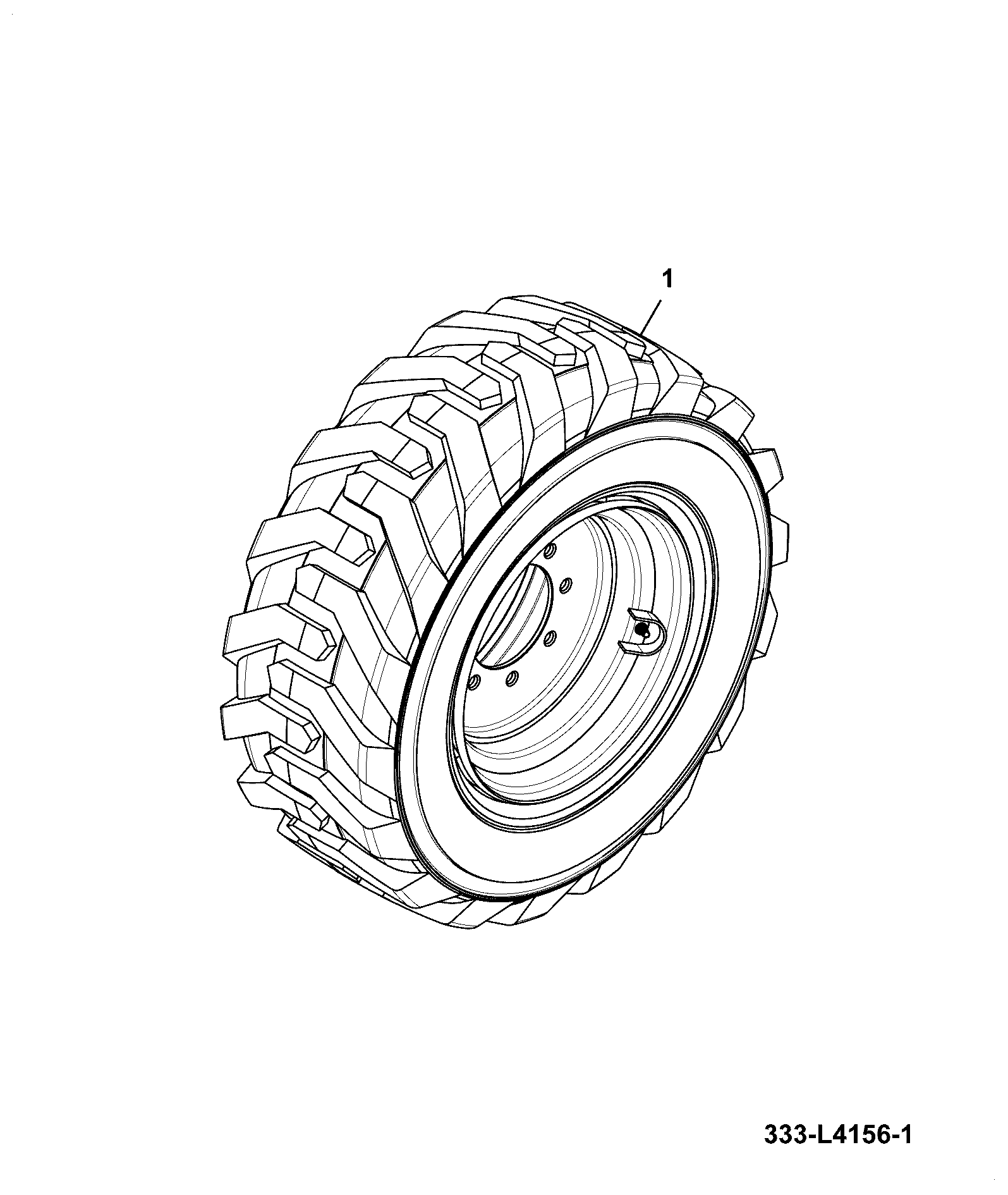 Колесо 333/P8731 JCB