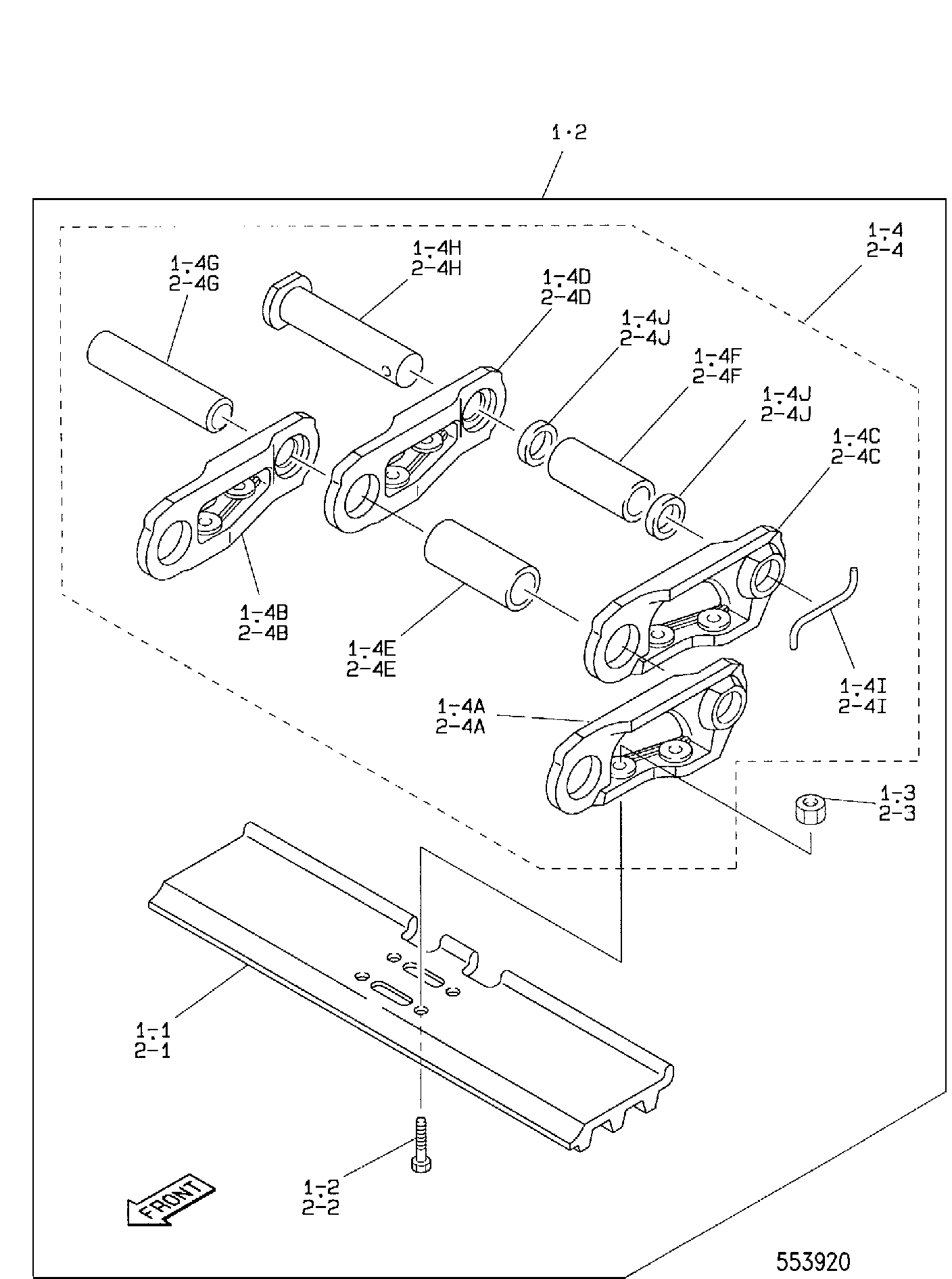 Пластина KAA0879 JCB