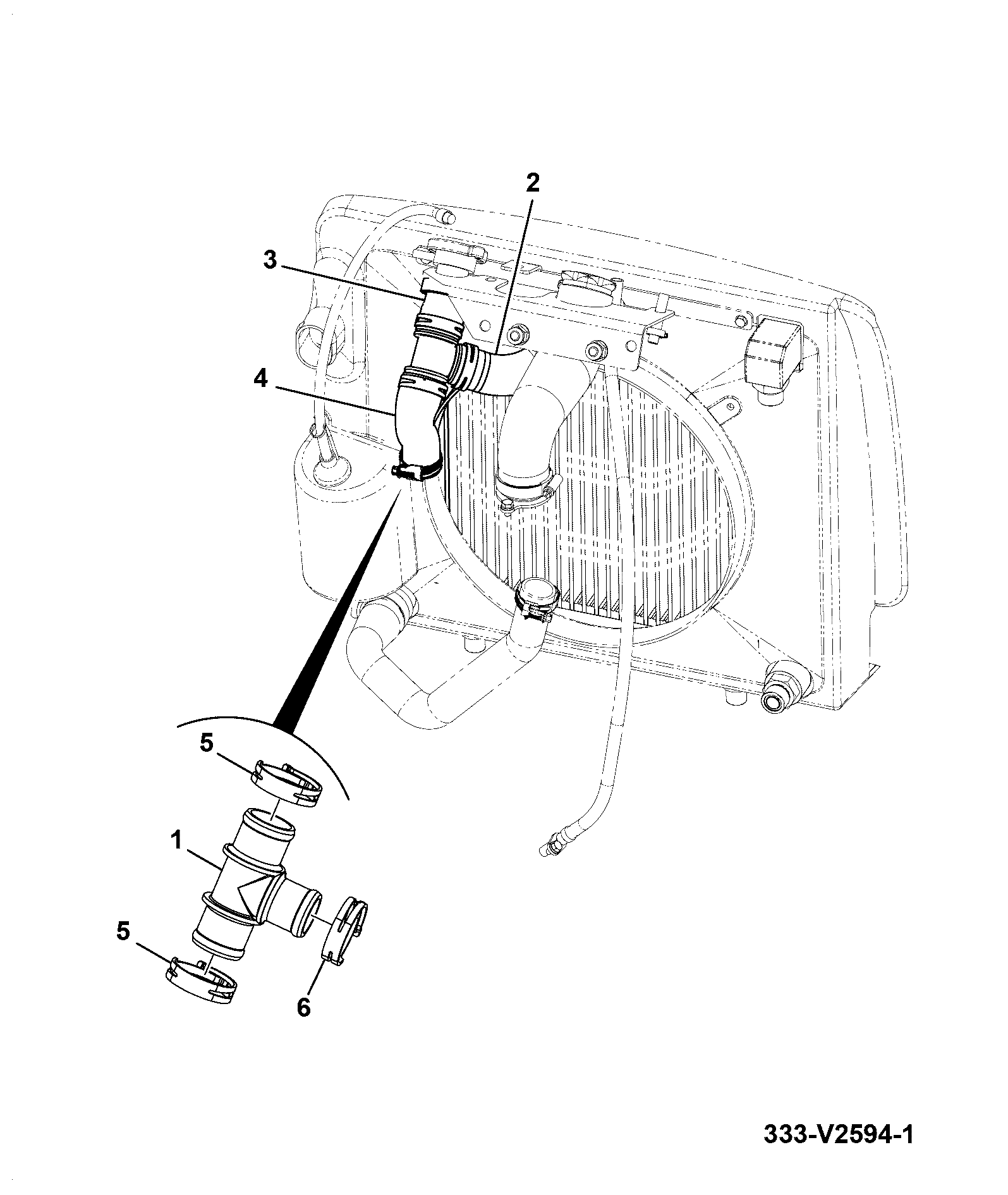 Шланг 333/U4930 JCB