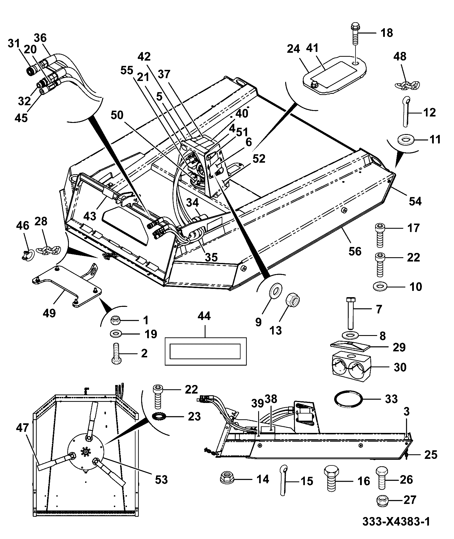 Нож 333/C2109 JCB