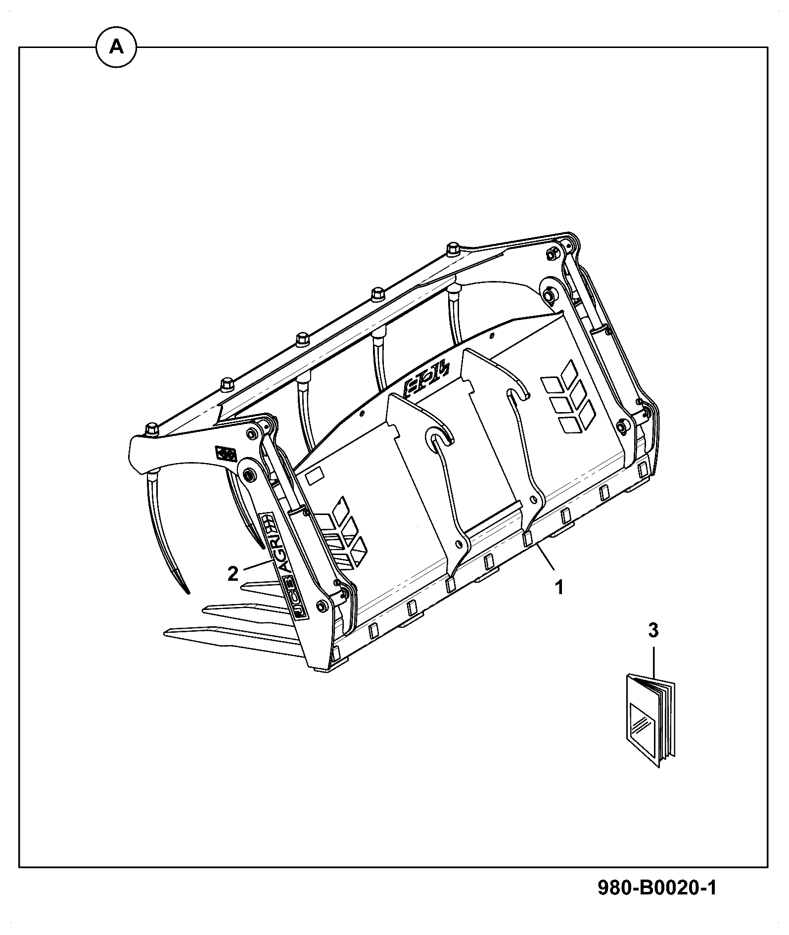 Сборка 980/B0020 JCB