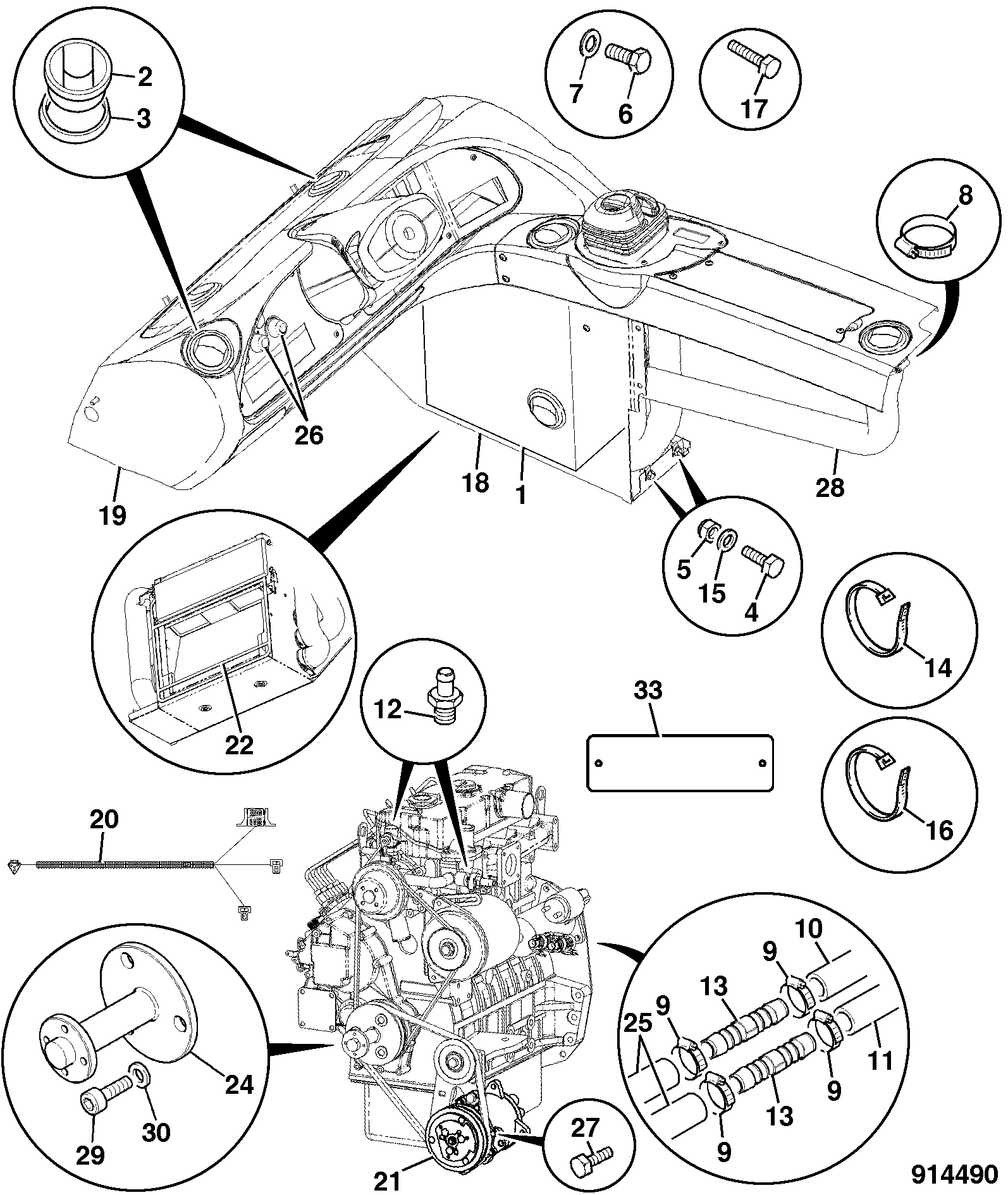 Шкив 331/67309 JCB