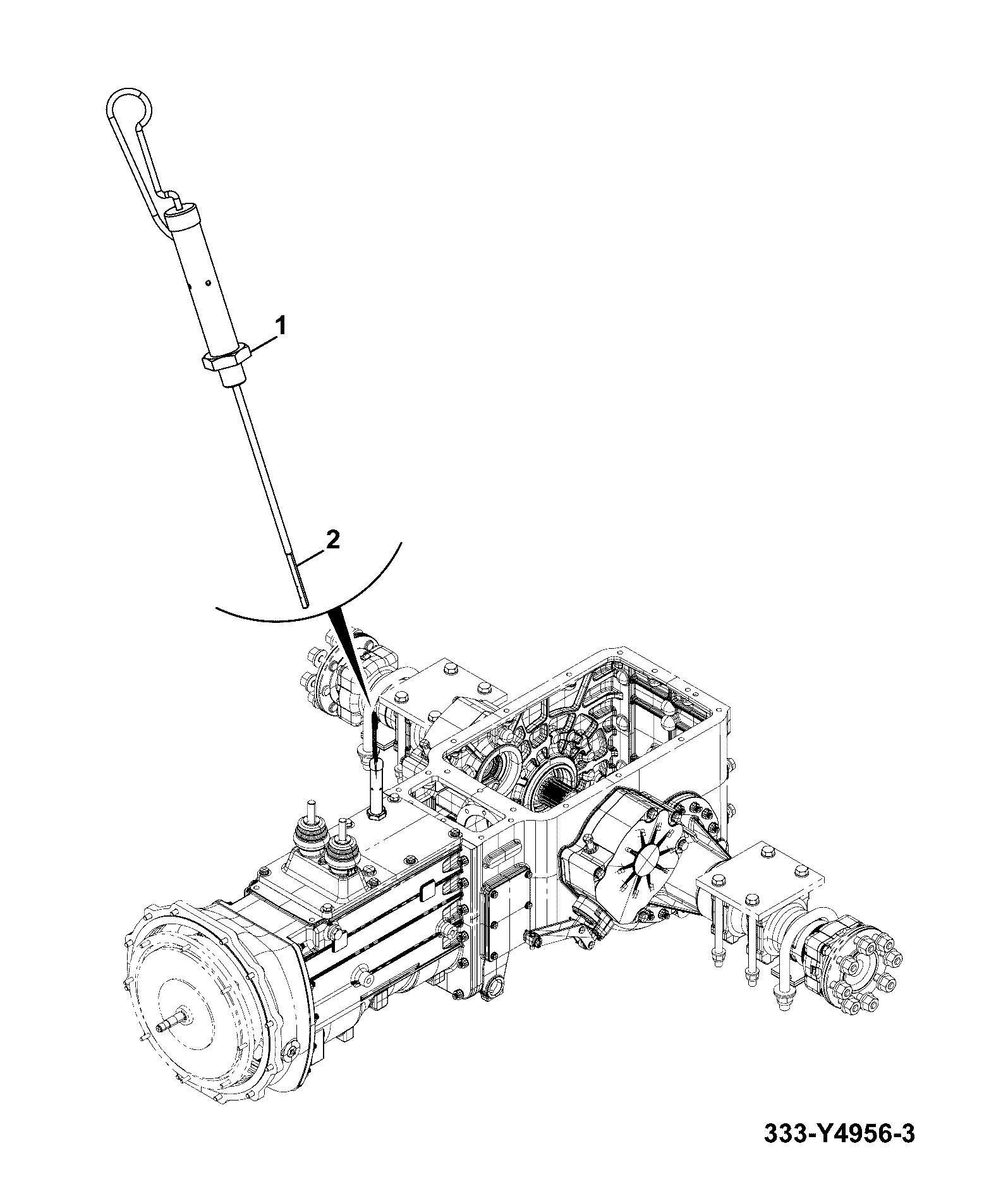 Коробка передач 333/Y6855 JCB