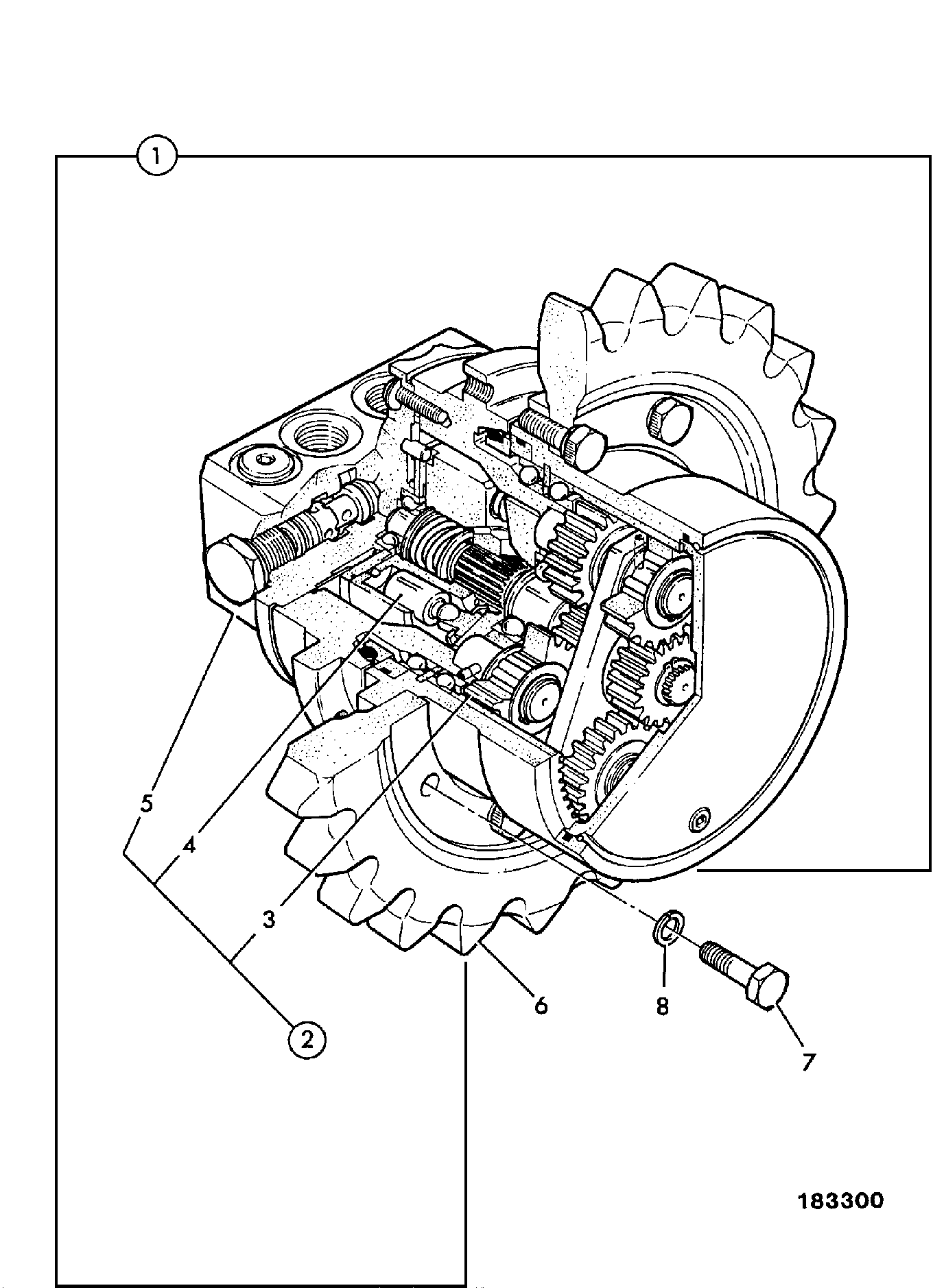 Коробка передач 231/80800 JCB