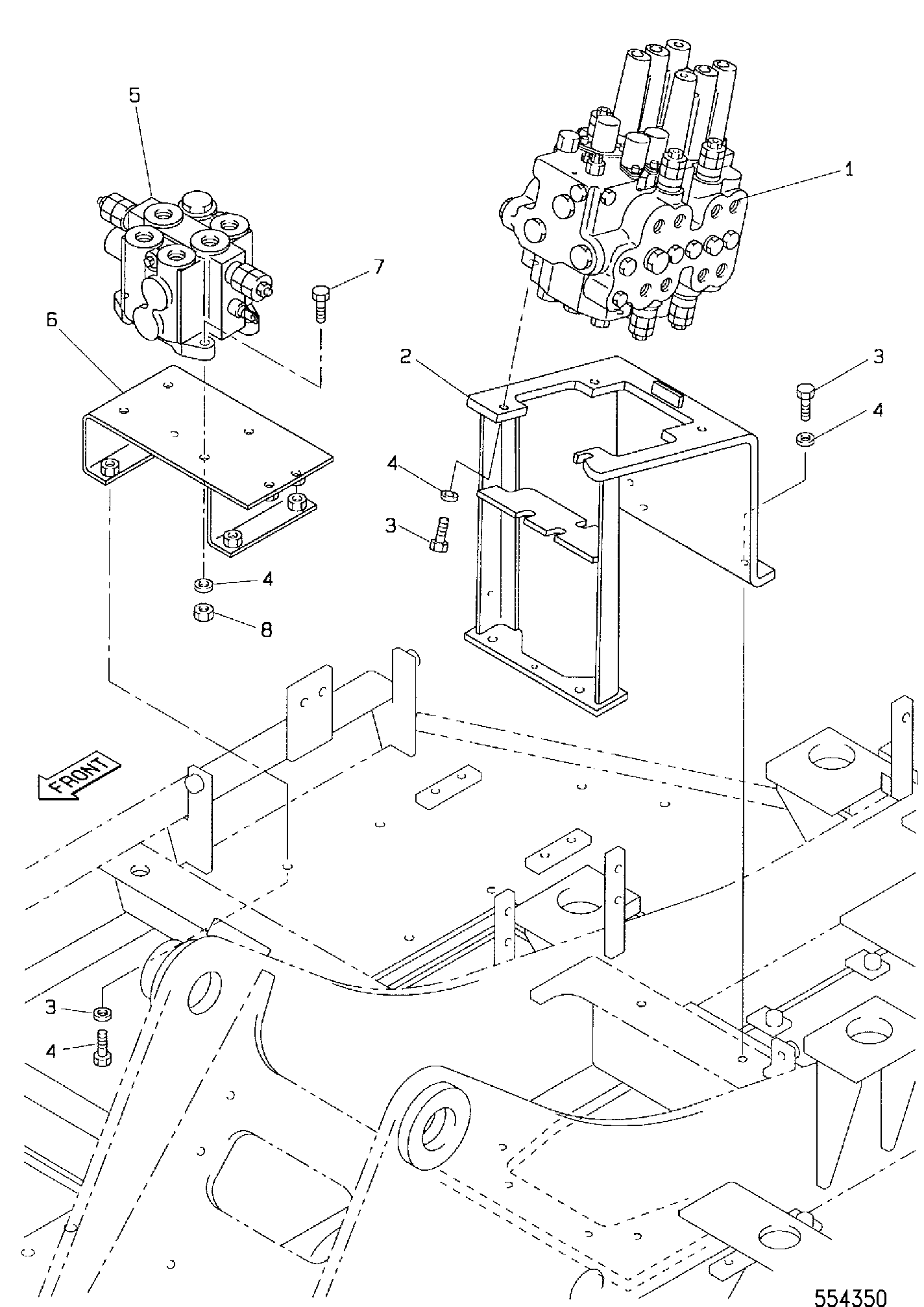 Клапан KAJ2072 JCB