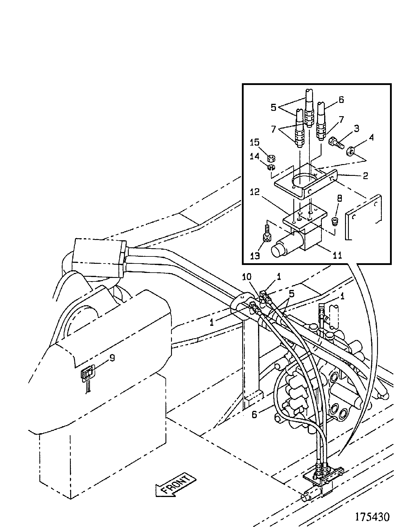 Гайка 162R006SR JCB