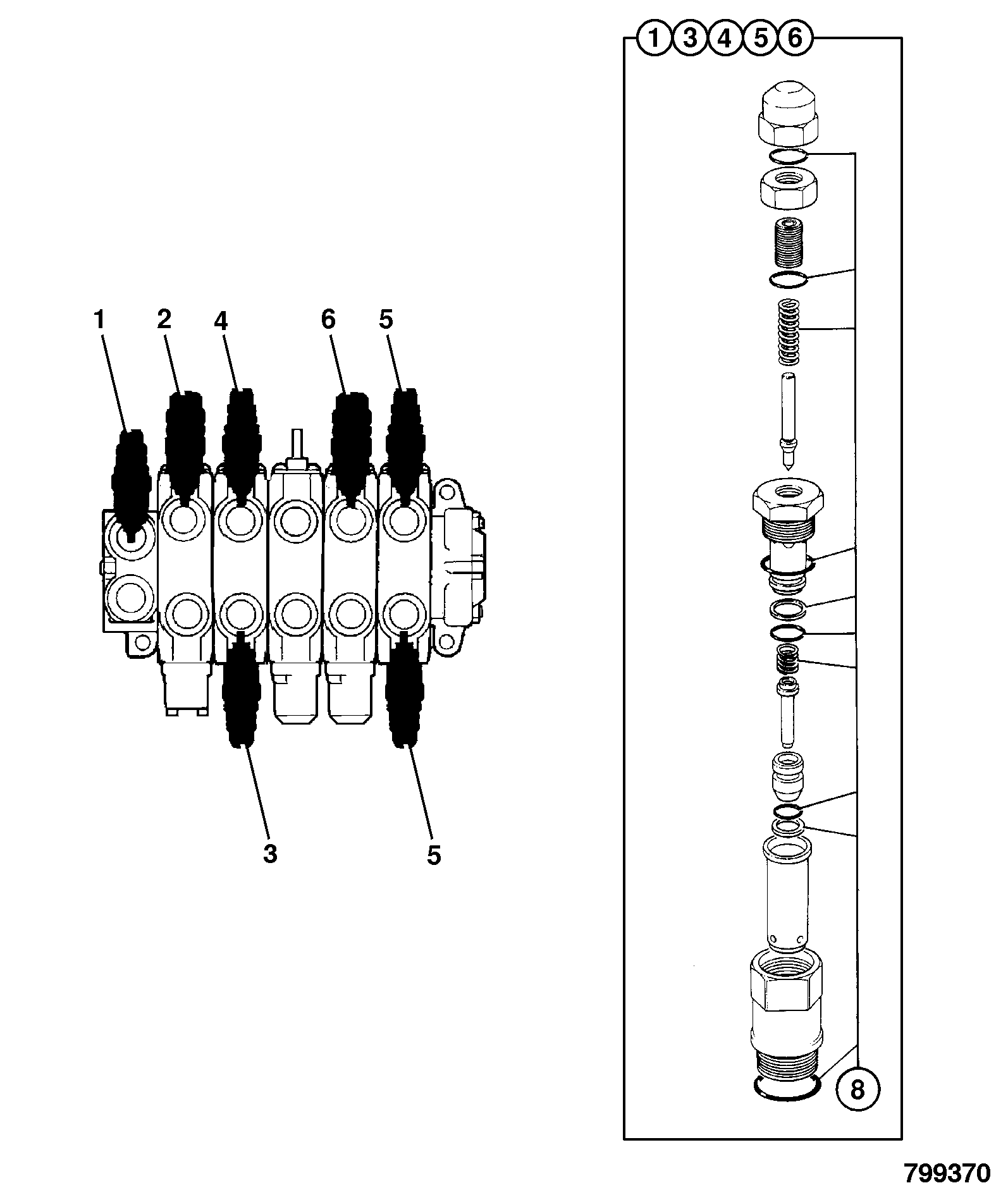 Клапан 25/223043 JCB