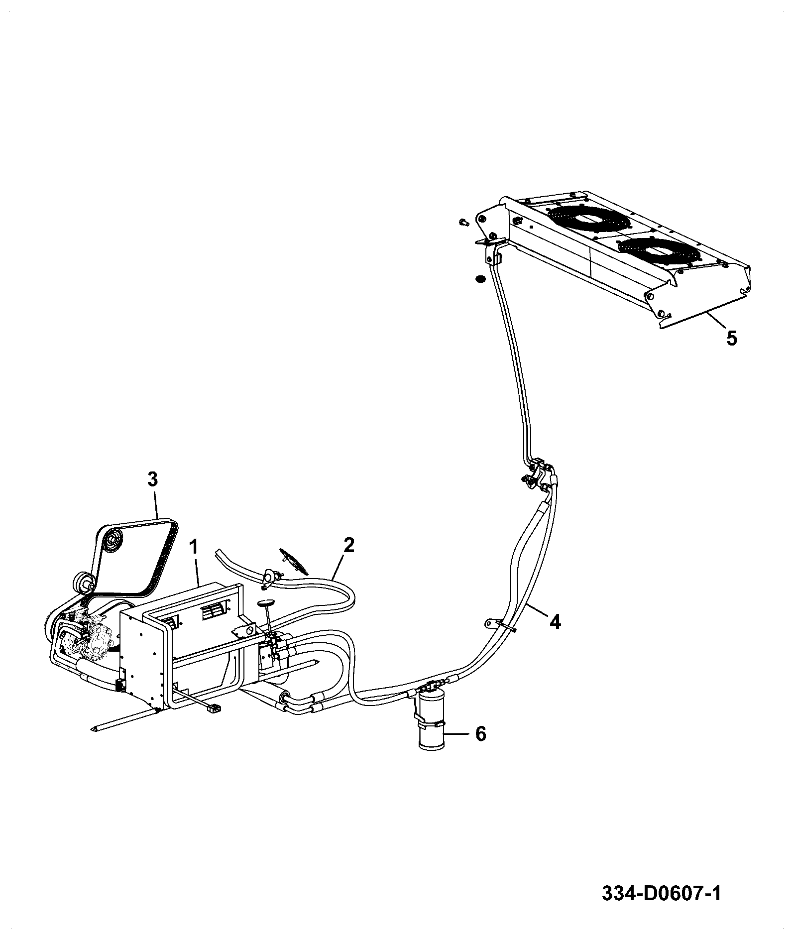 Отопитель 334/D0571 JCB