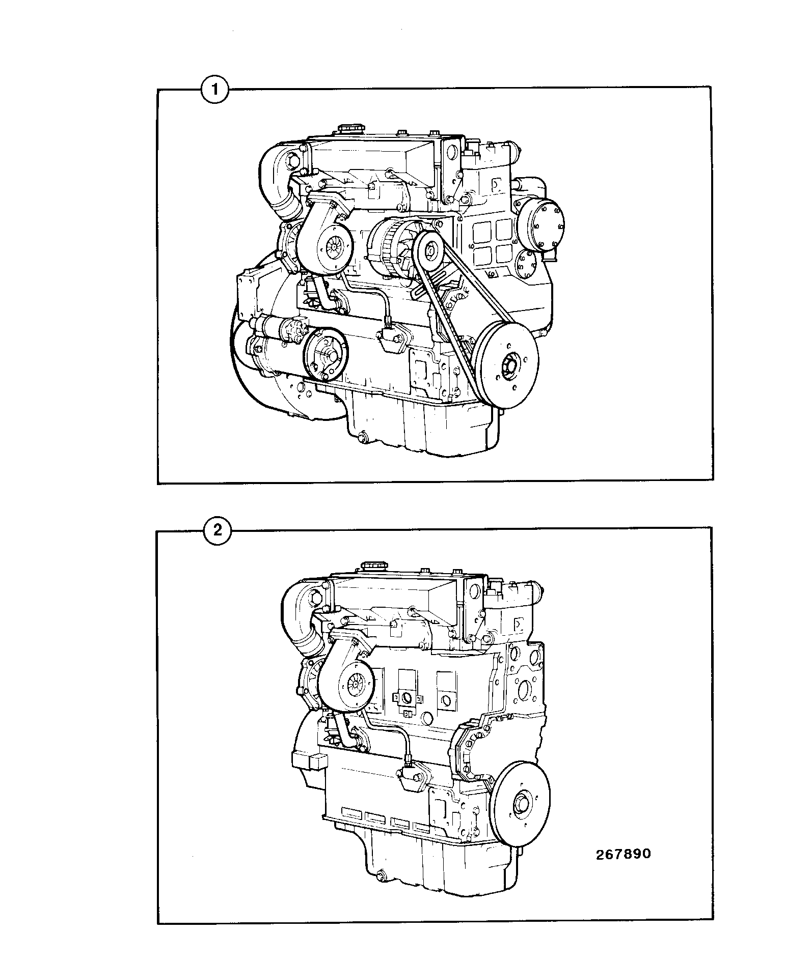 двигатель 01/118500R JCB