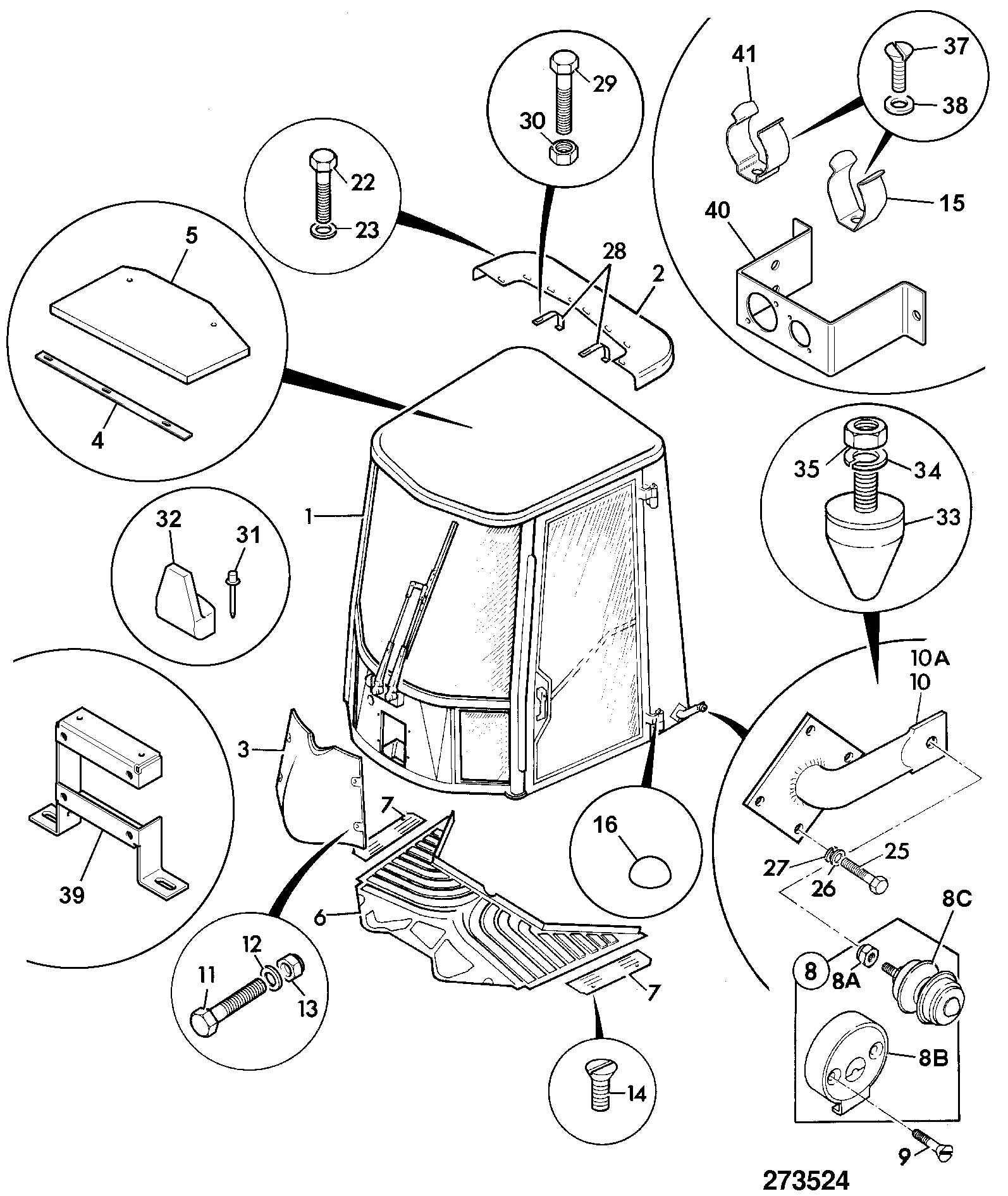 фиксатор 331/20778 JCB
