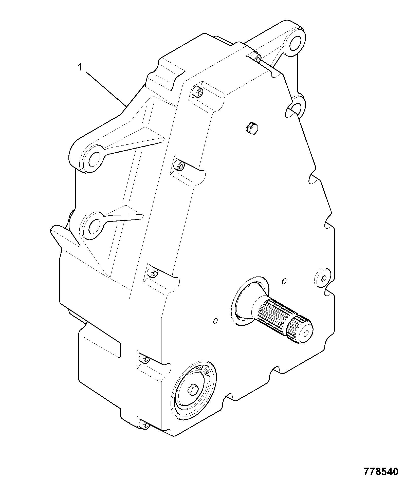Коробка передач 05/205400 JCB