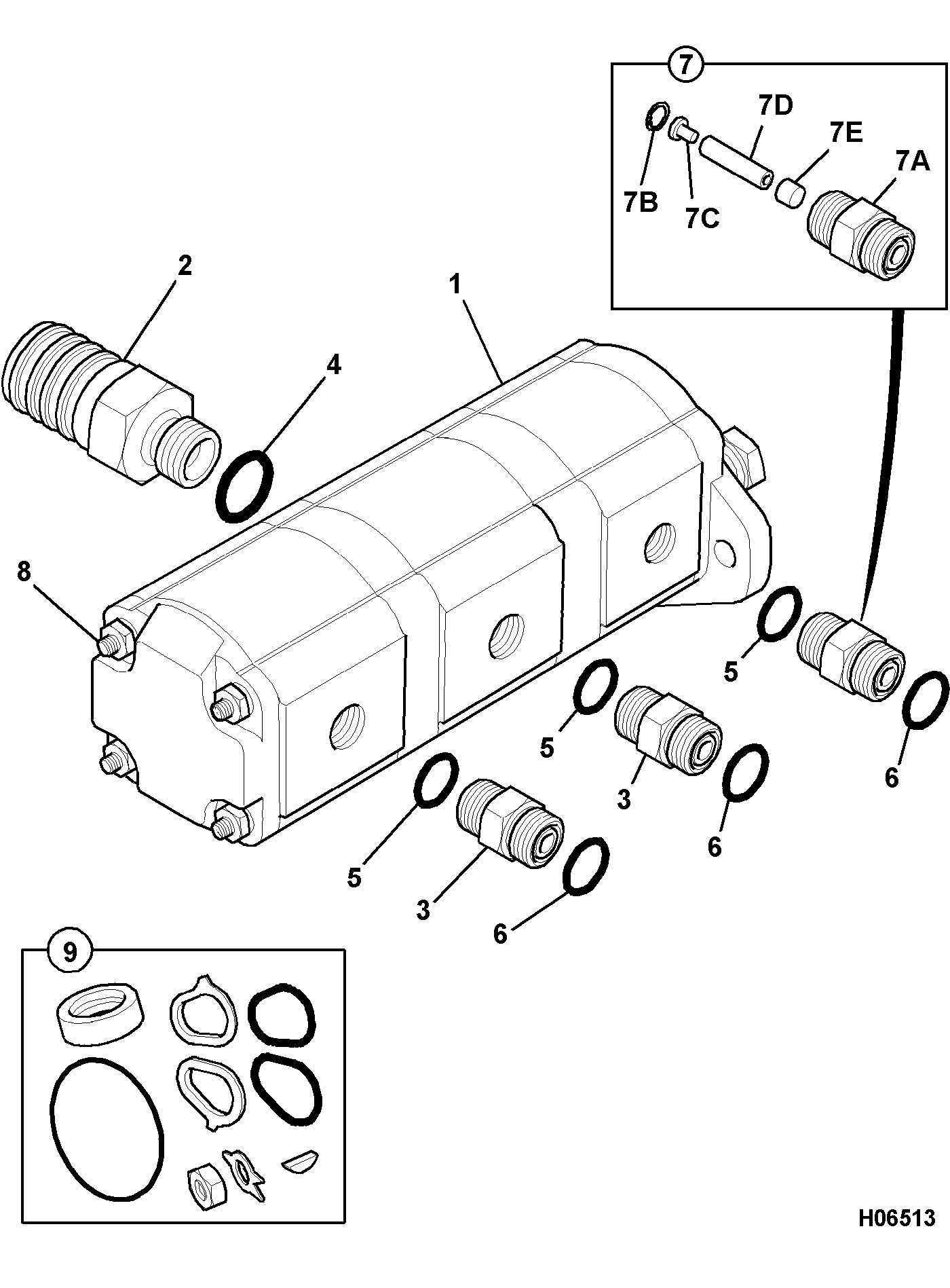 Комплект 20/903507 JCB