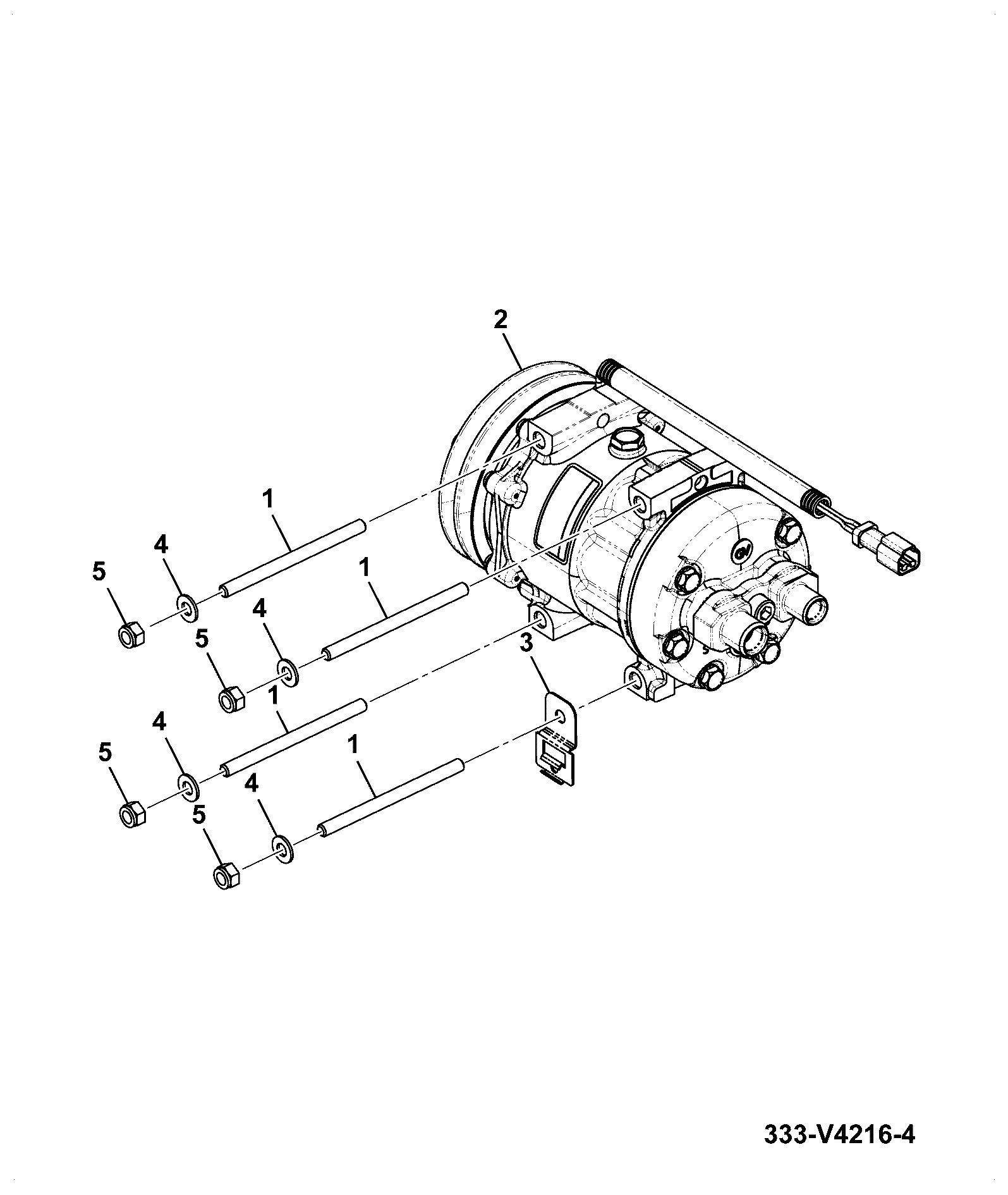Компрессор 333/U6473 JCB