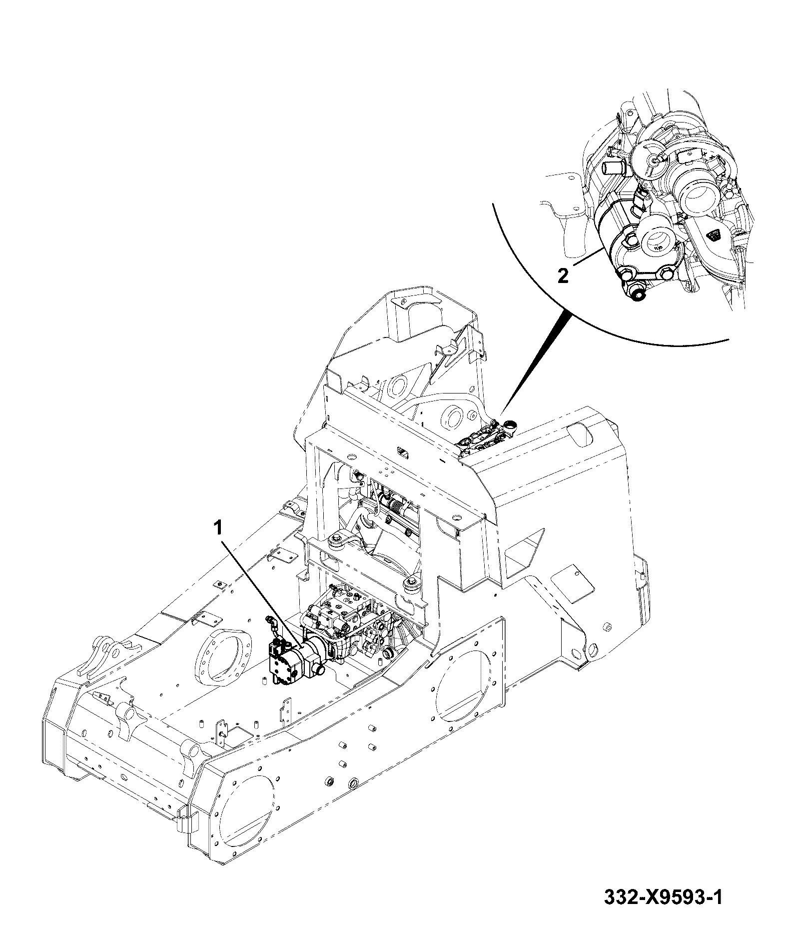 Насос 332/X7545 JCB
