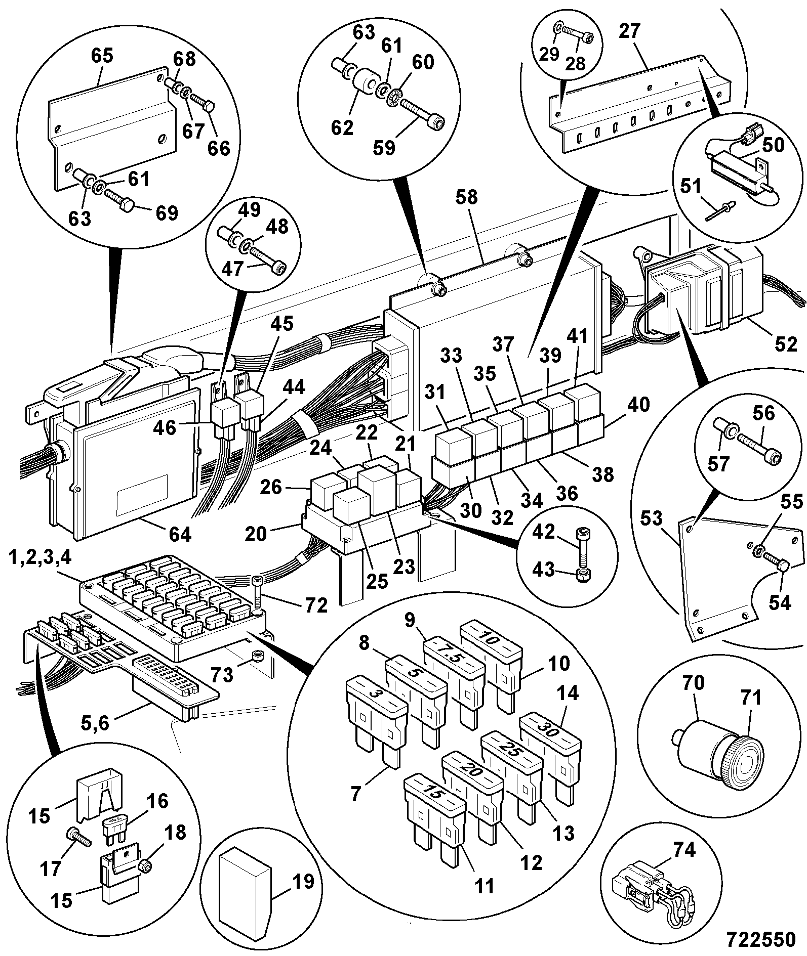 Кронштейн 331/24007 JCB