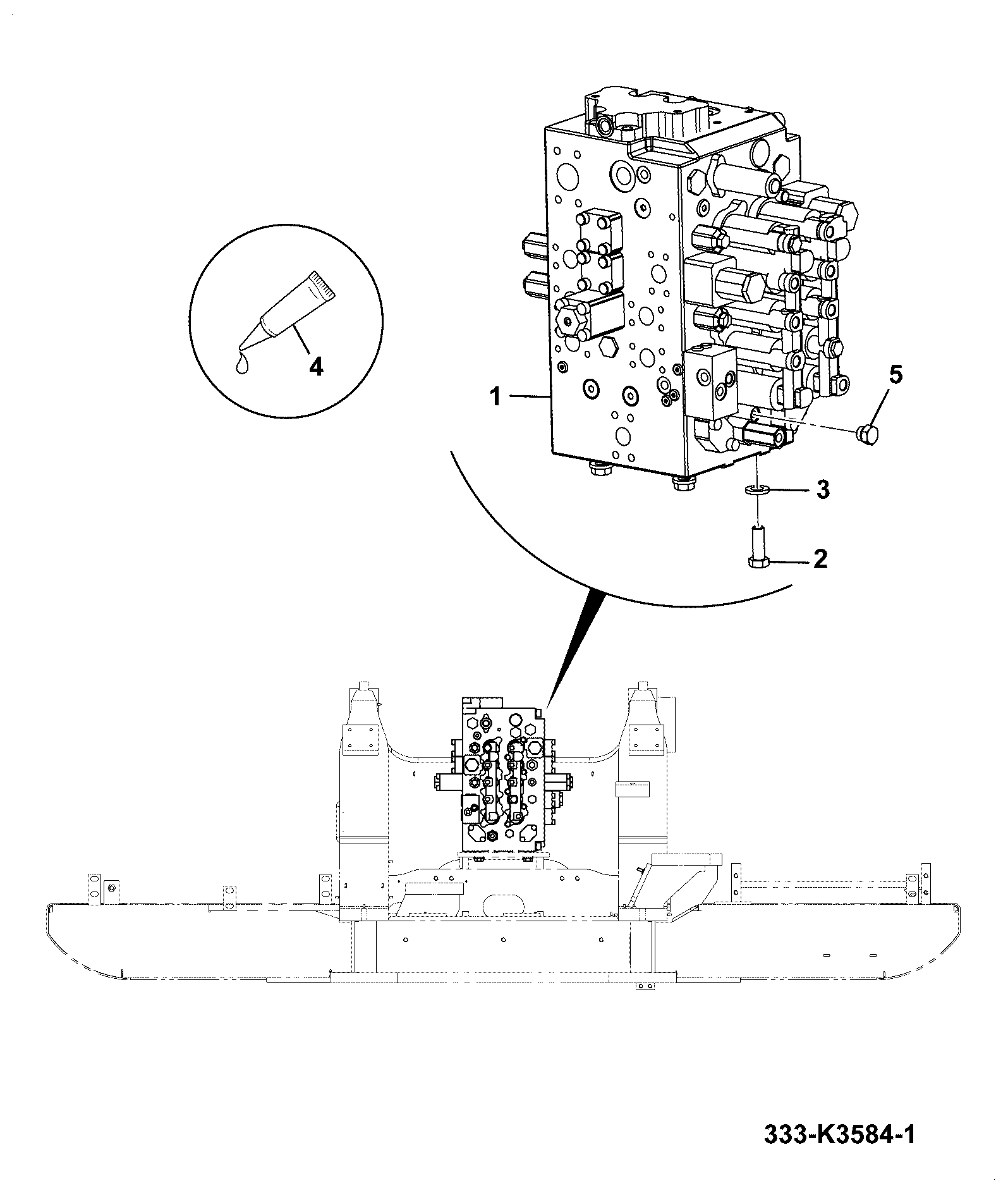 Клапан 333/J2462 JCB