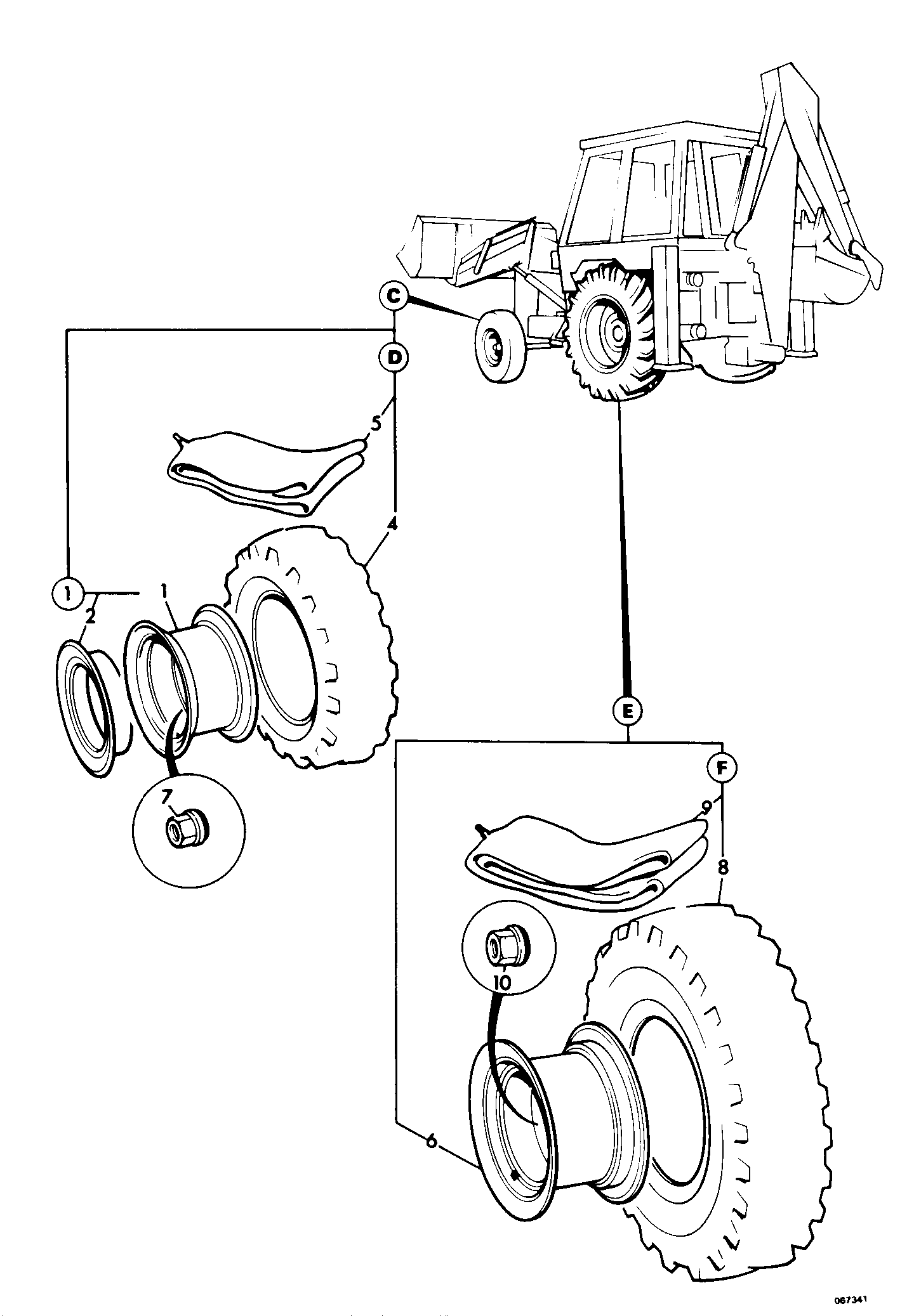 колесо 120/07000 JCB