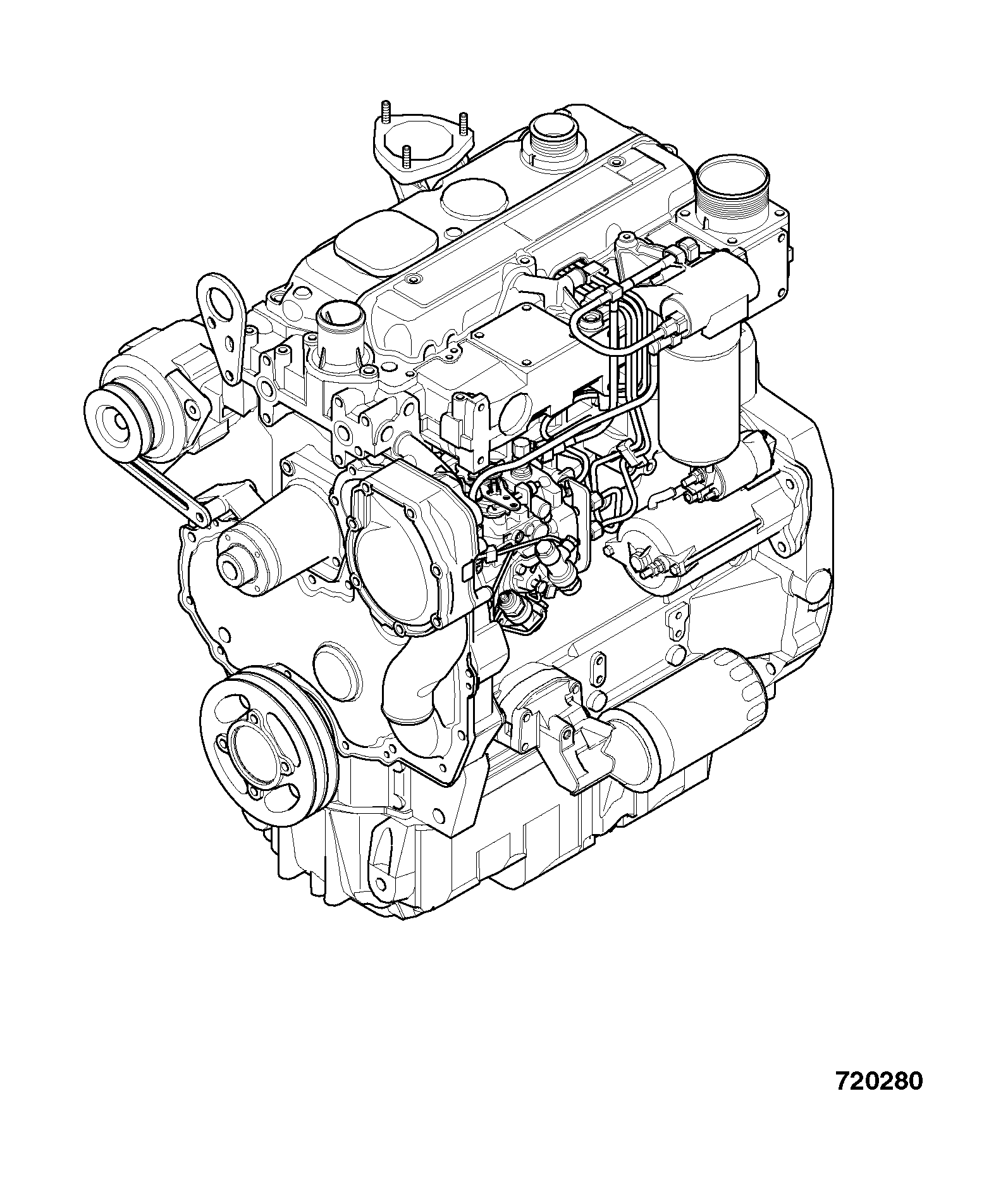 Двигатель 01/145218 JCB