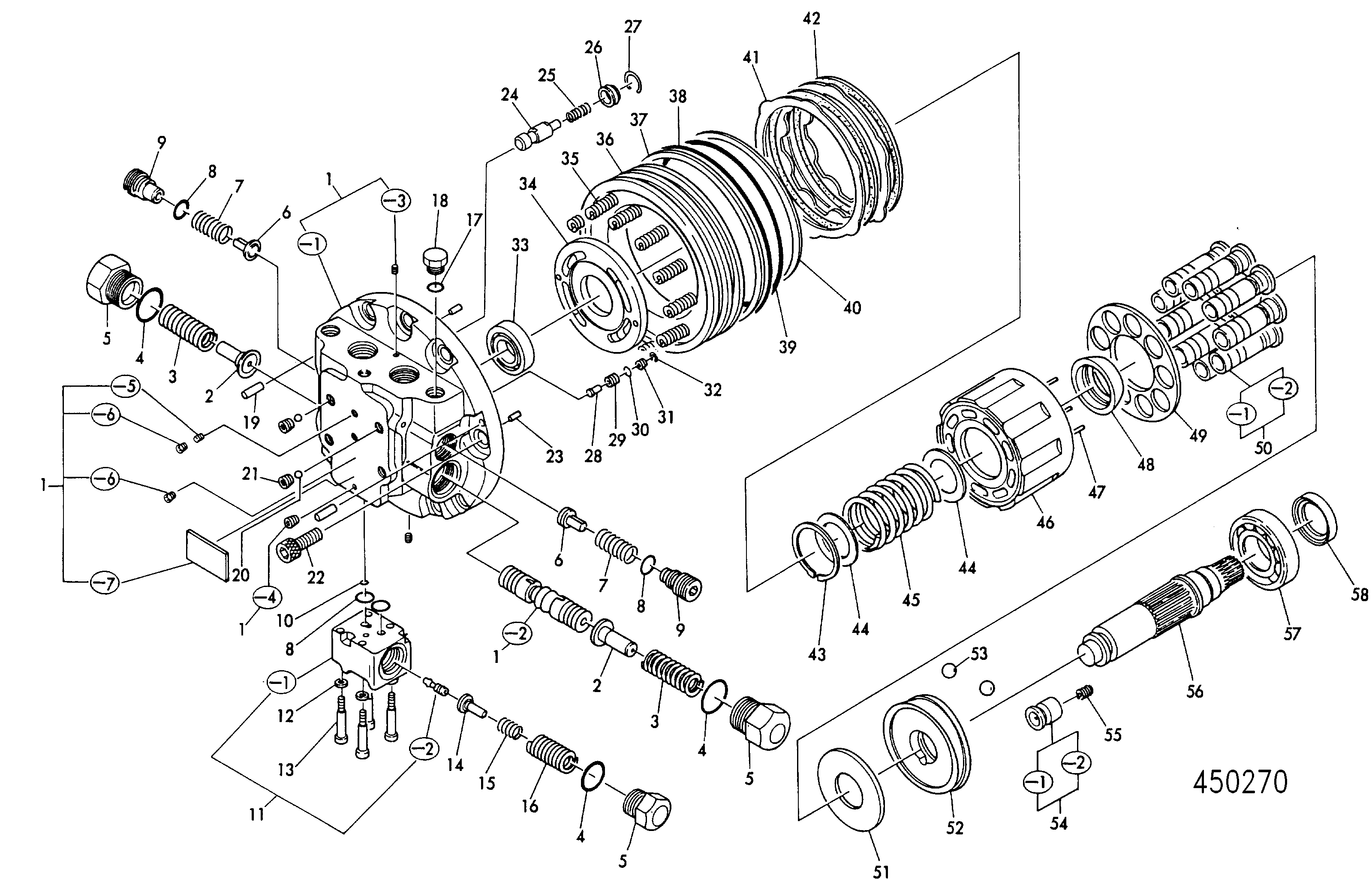 мотор KMP0725 JCB