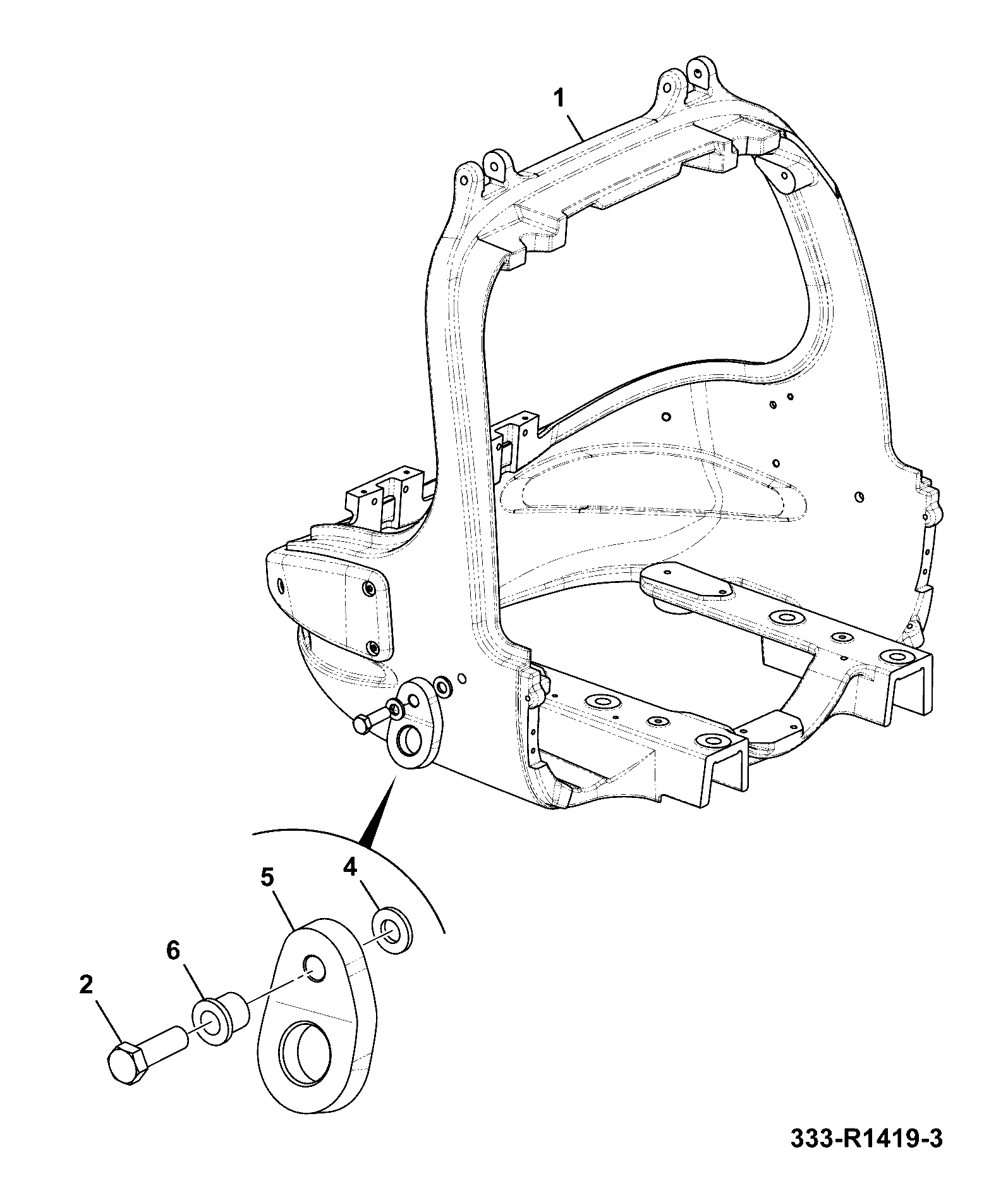 Распорка 334/P2970 JCB