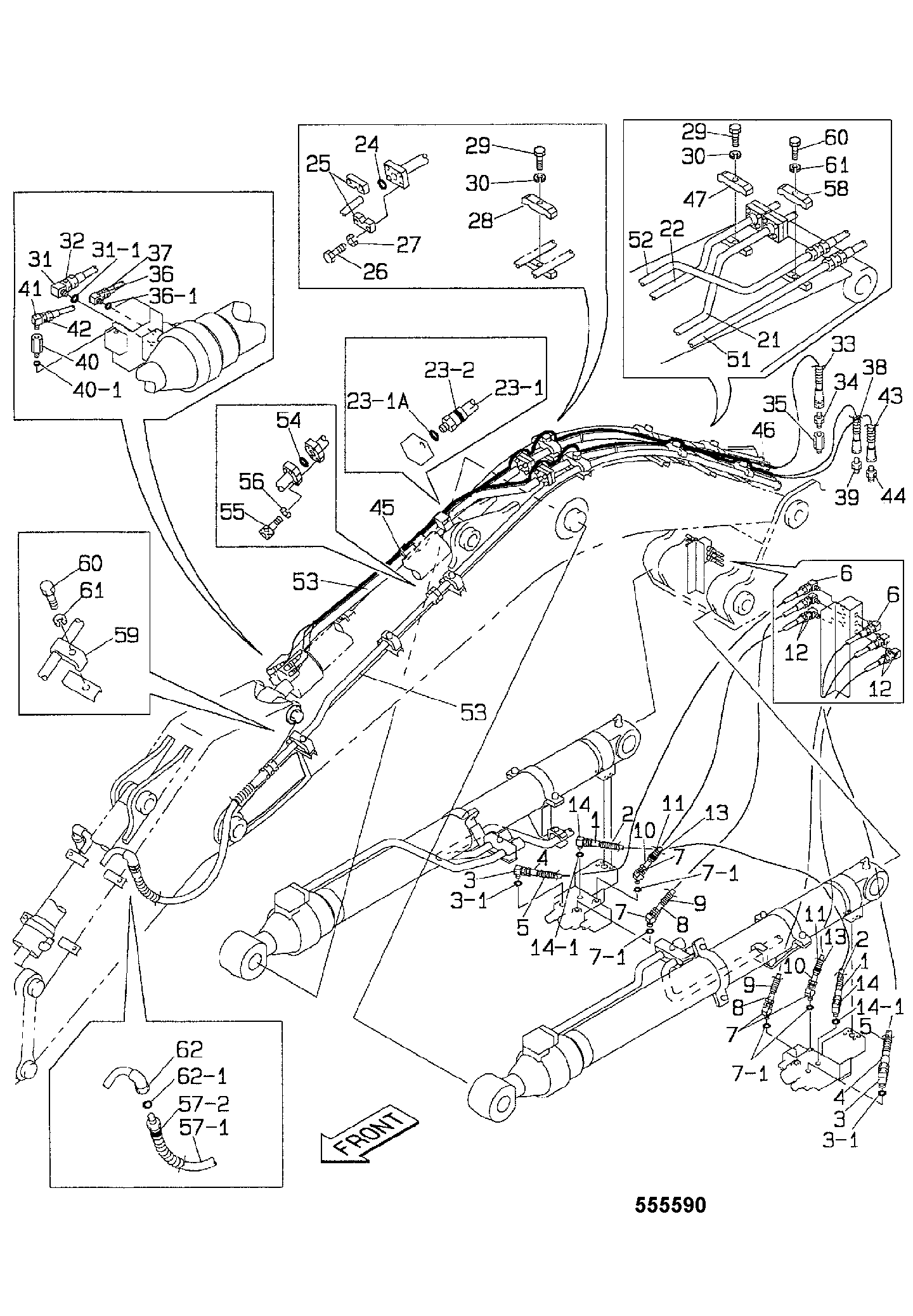 Шланг KSV0843 JCB
