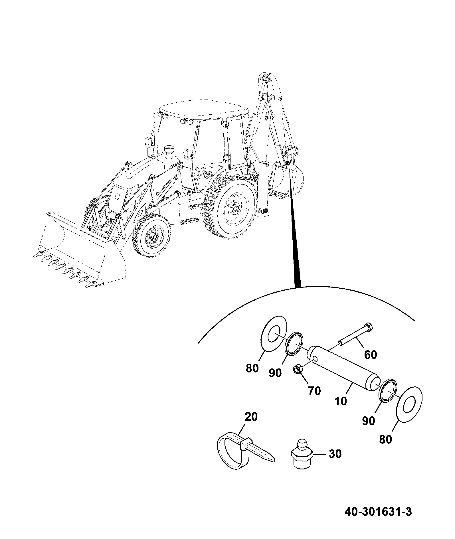 Палец 1019/2062 JCB