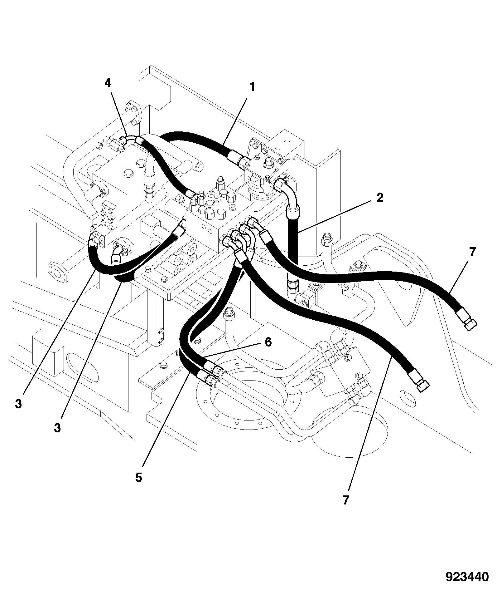 Комплект 340/00686 JCB
