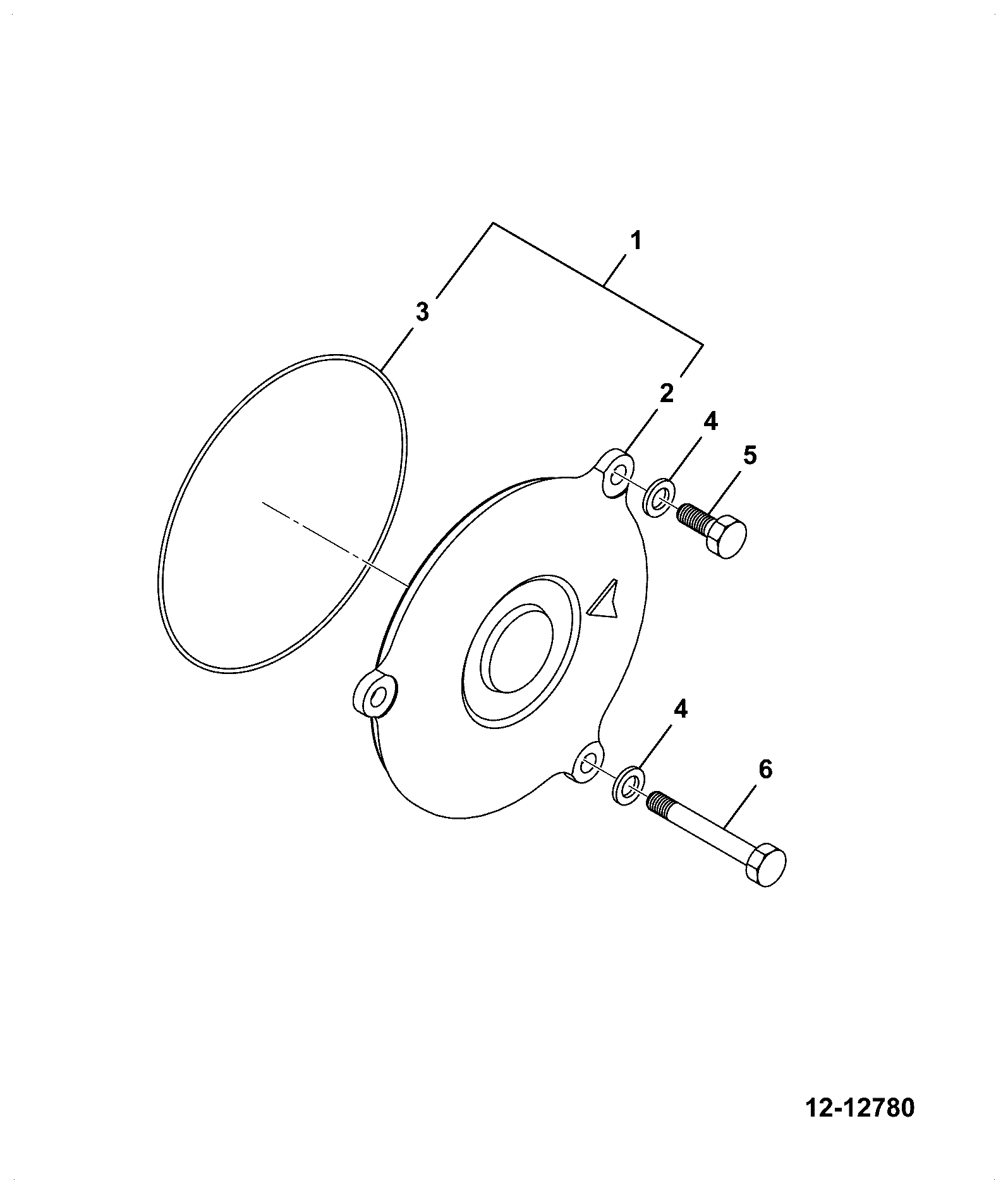 Кольцо уплотнительное 550/42570 JCB
