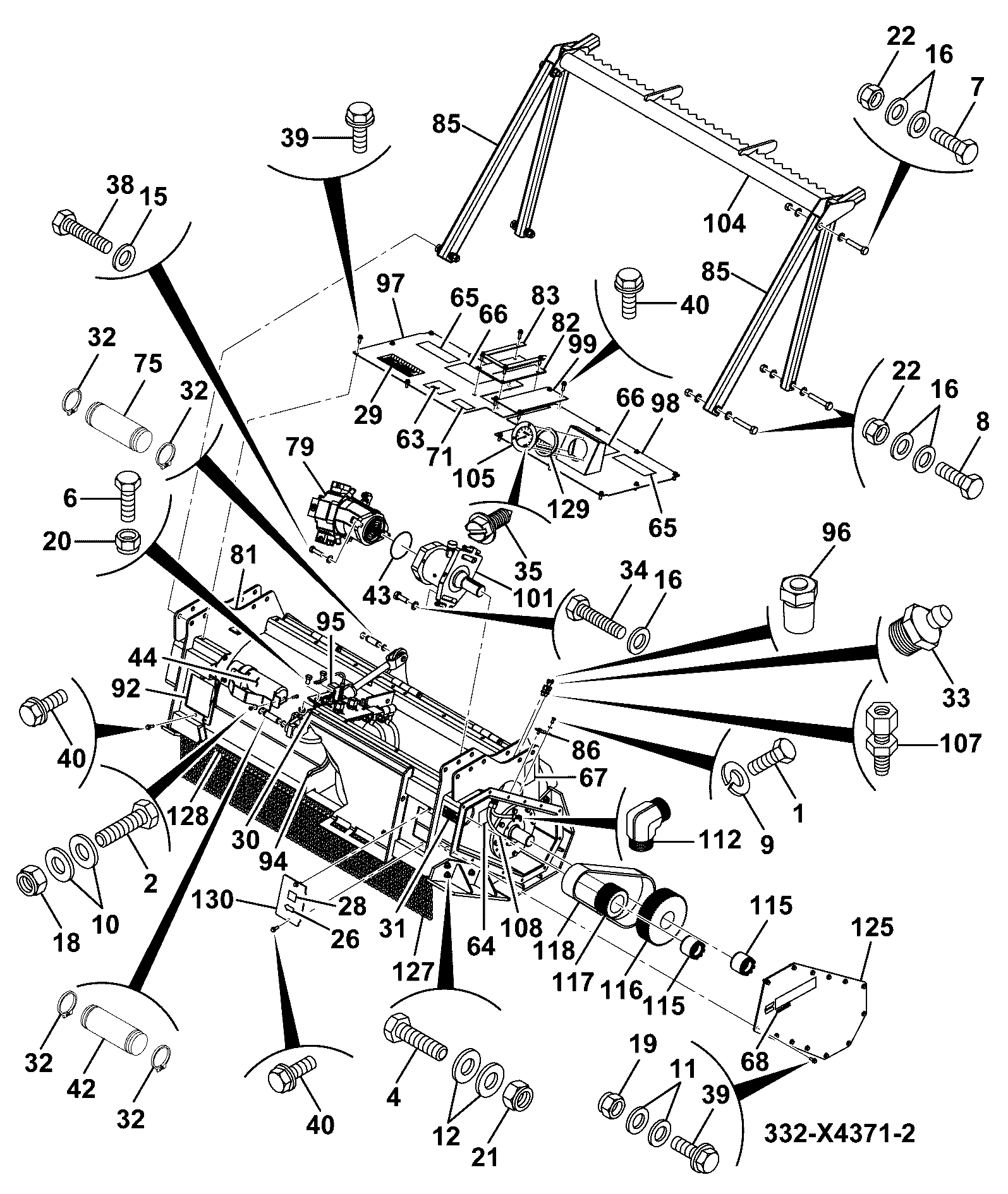 Комплект 333/C7883 JCB