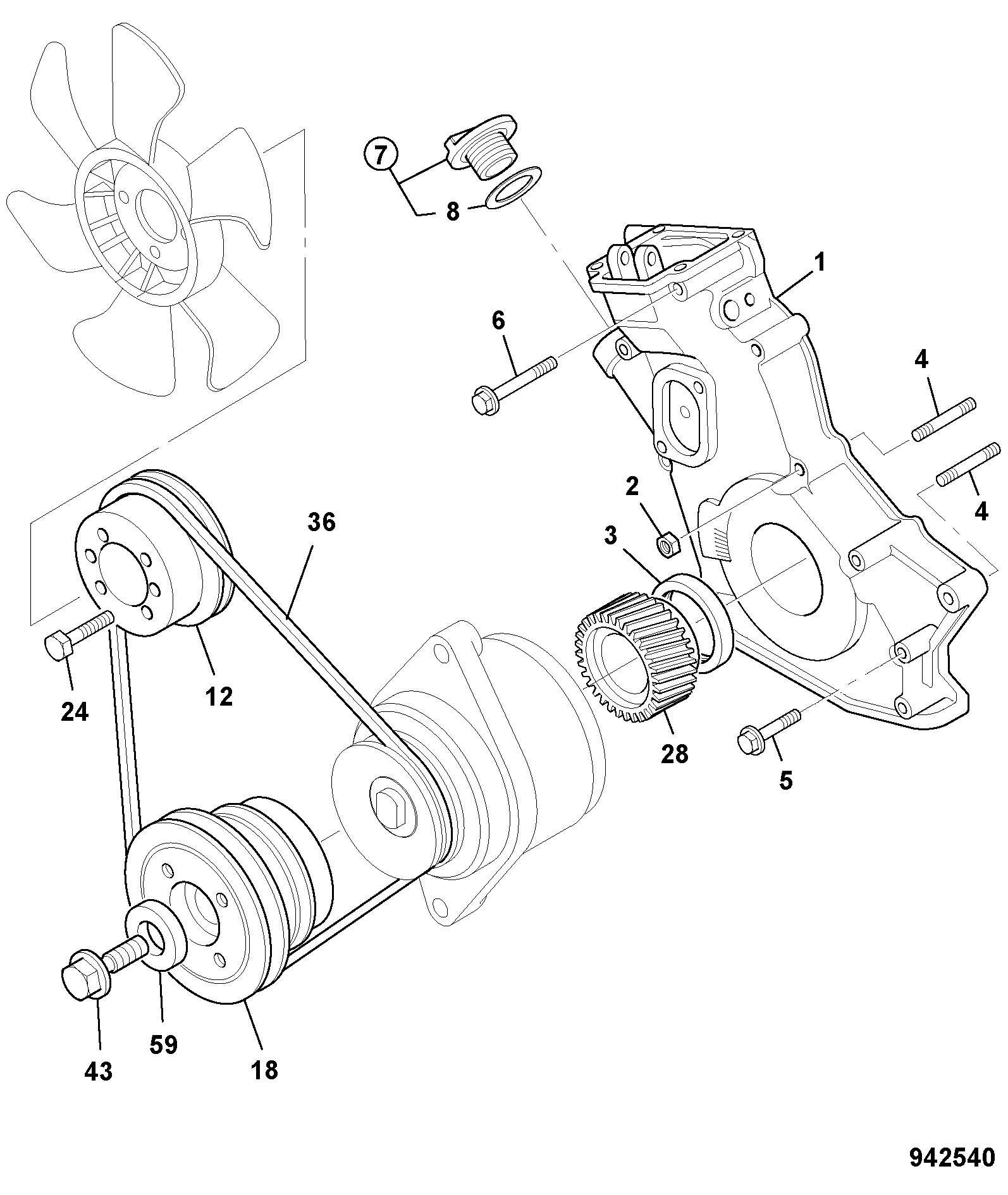 Уплотнение 02/802497 JCB