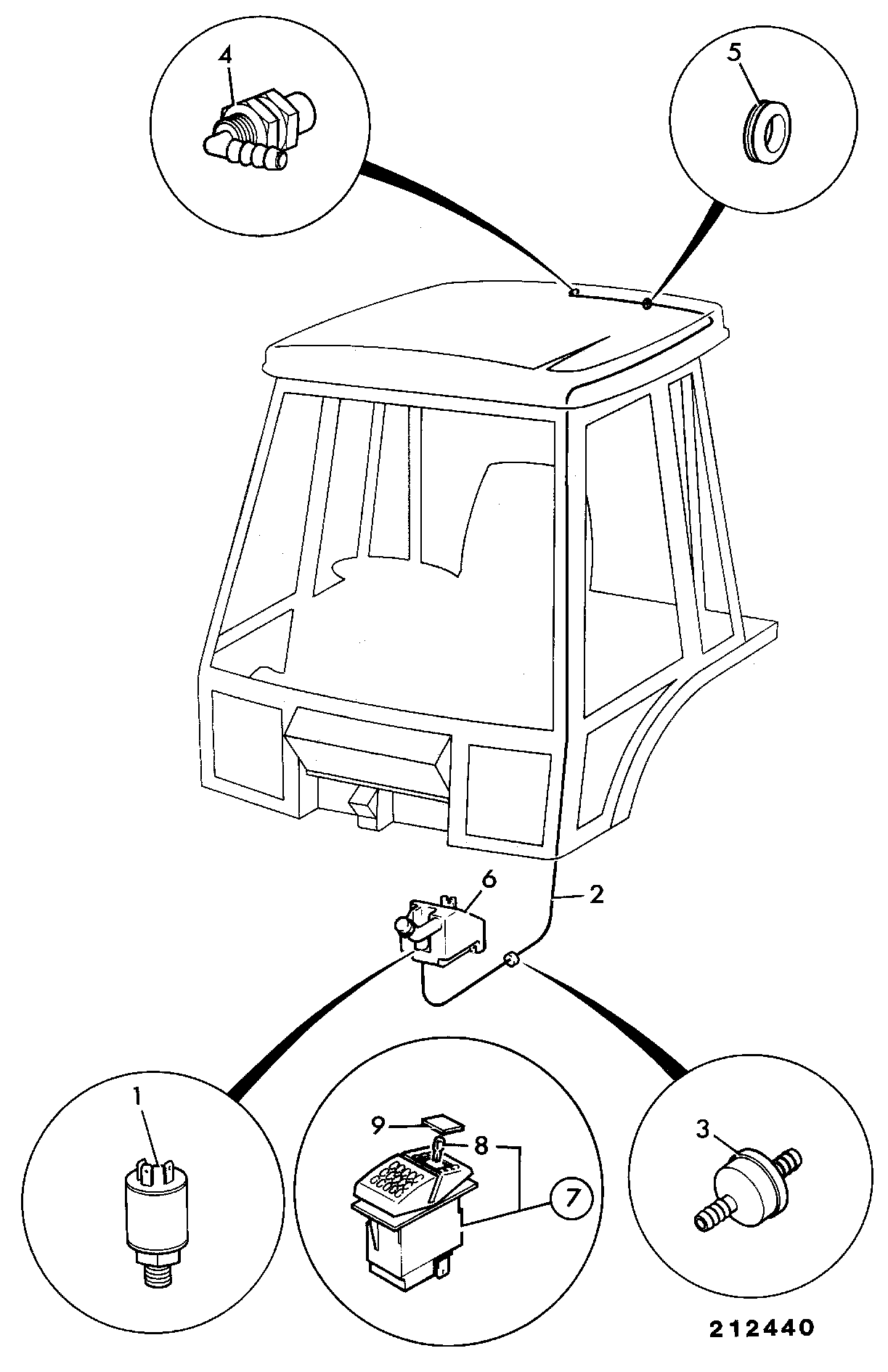 Бачок 123/04435 JCB