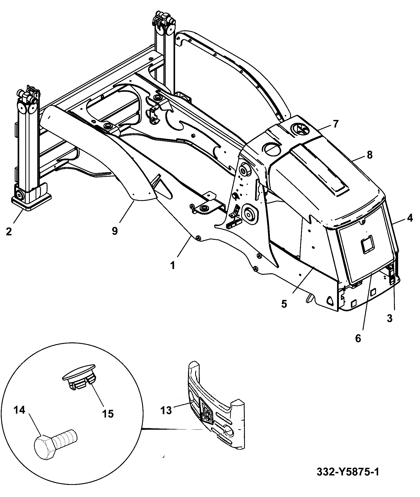 Шасси 128/G0655 JCB