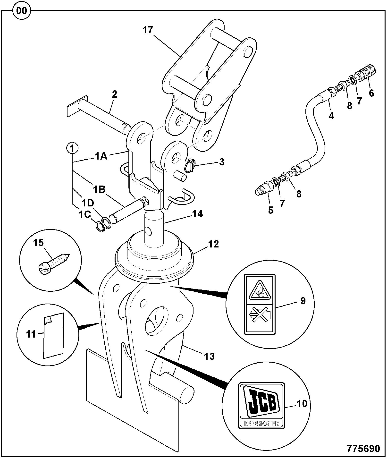 Комплект 980/89878 JCB