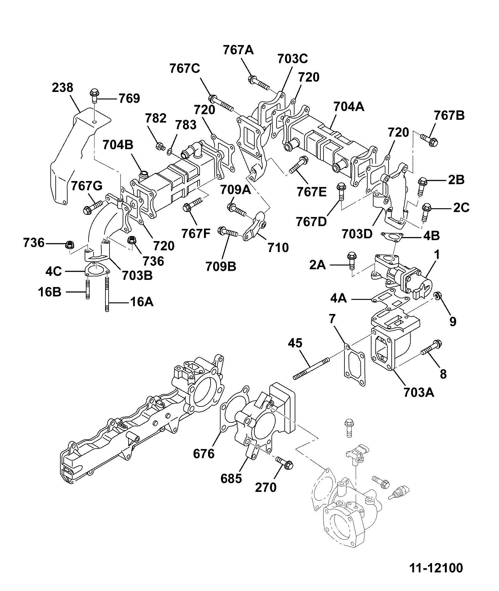 прокладка 02/801861 JCB