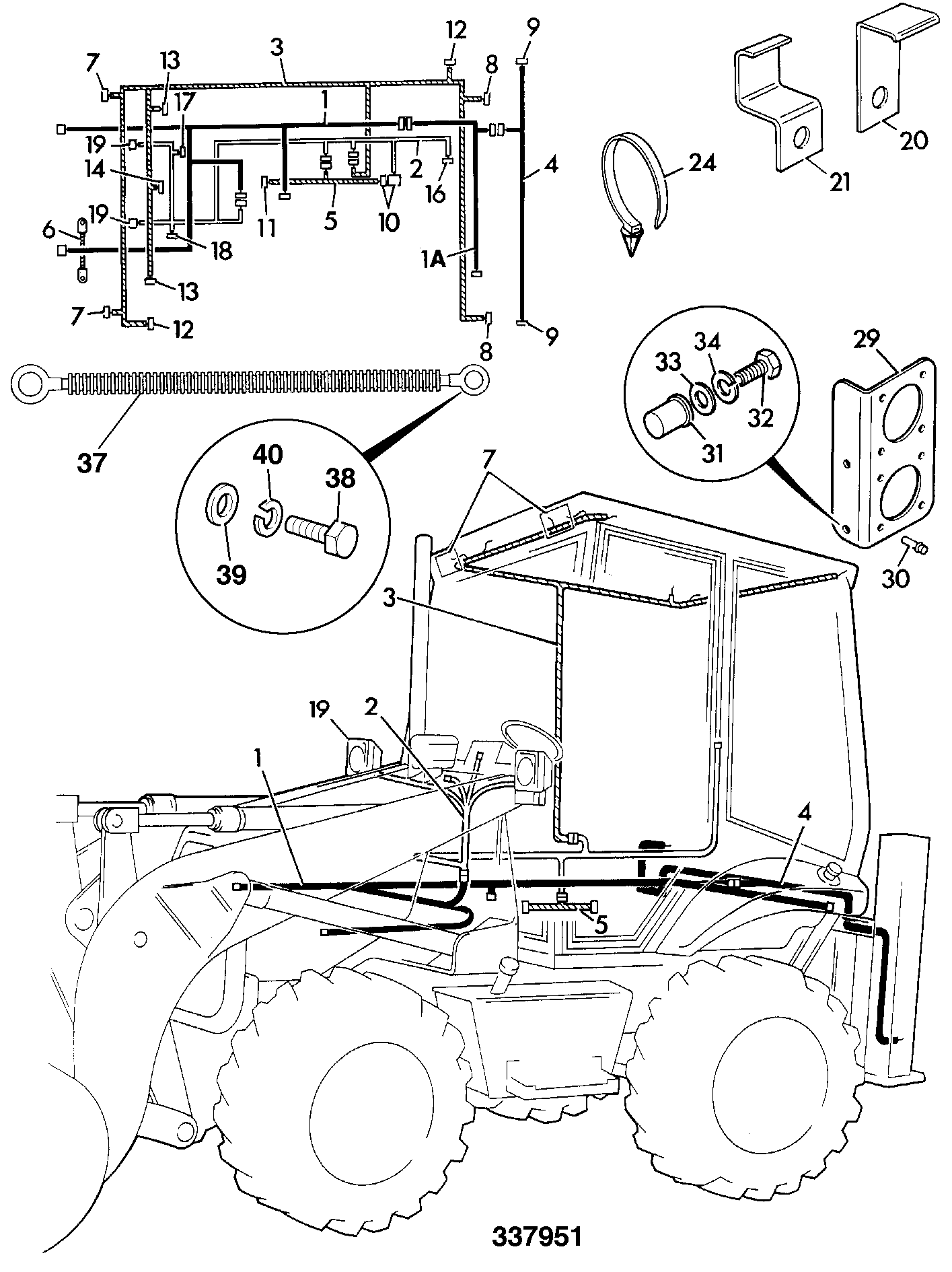 Жгут проводов 721/10357 JCB