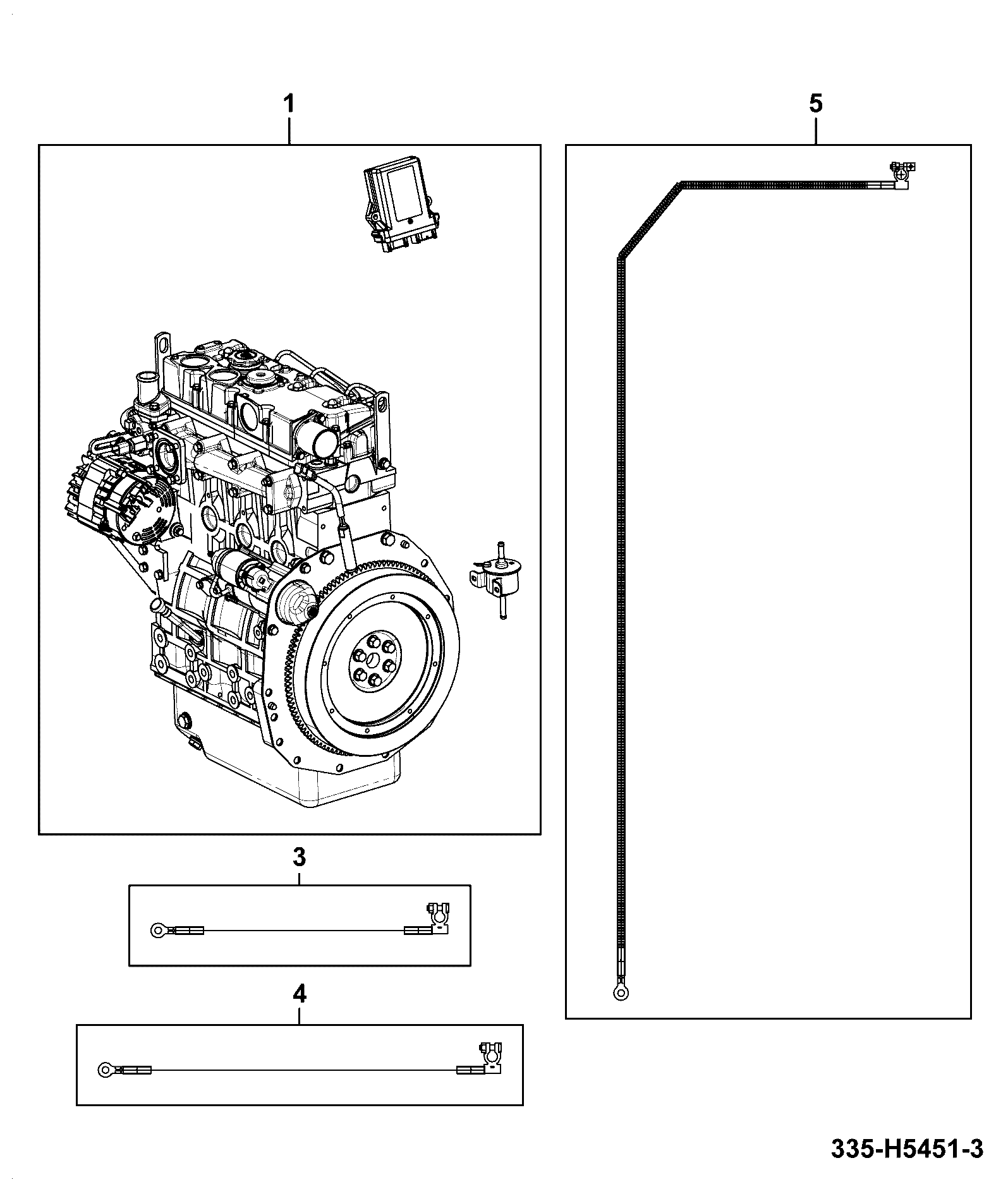 Провод 335/E6998 JCB