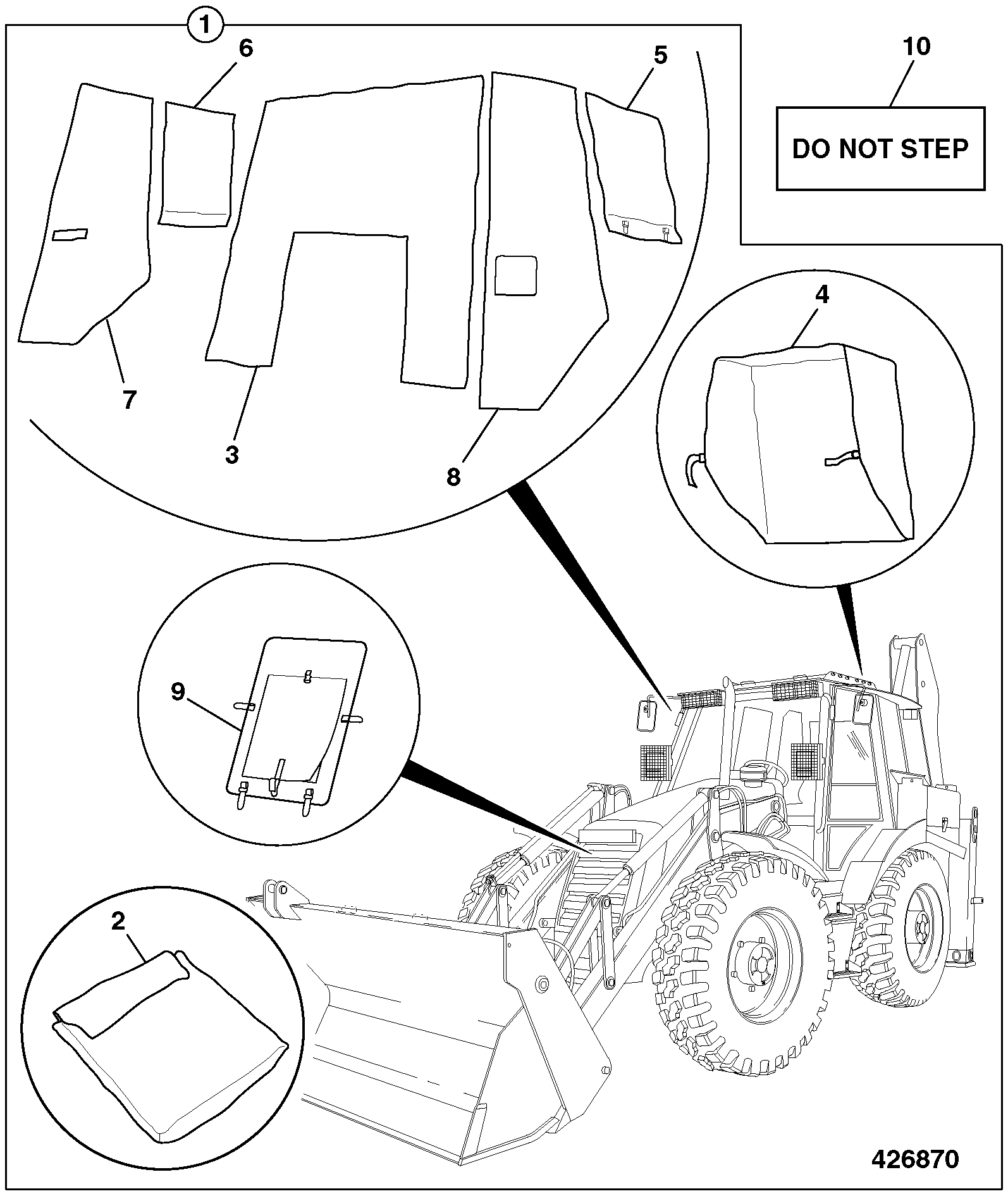 Комплект 998/10748 JCB