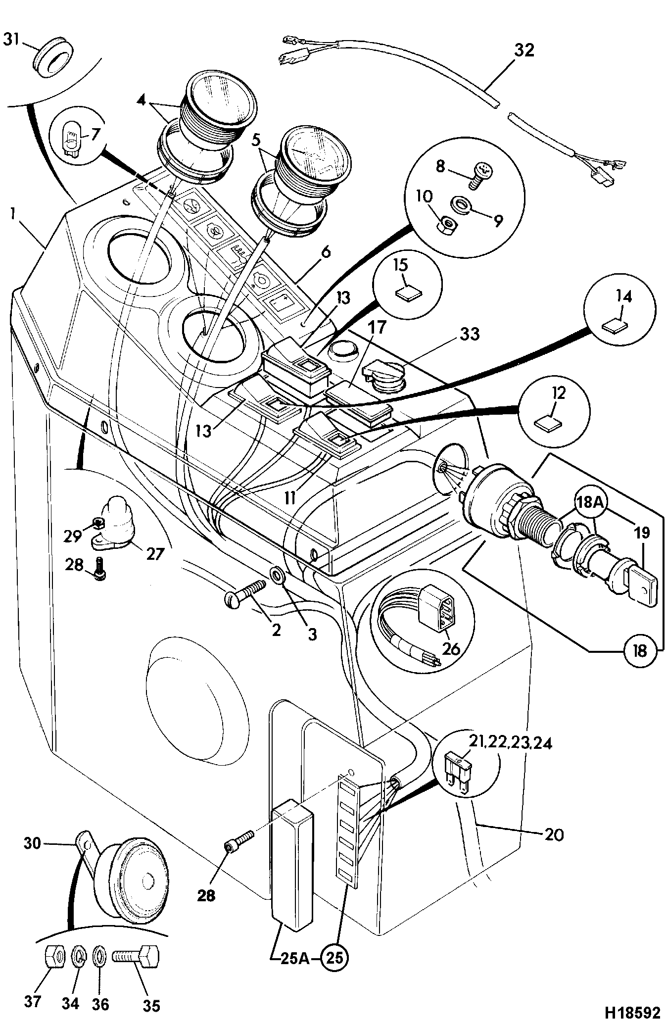 Жгут проводов 721/00699 JCB