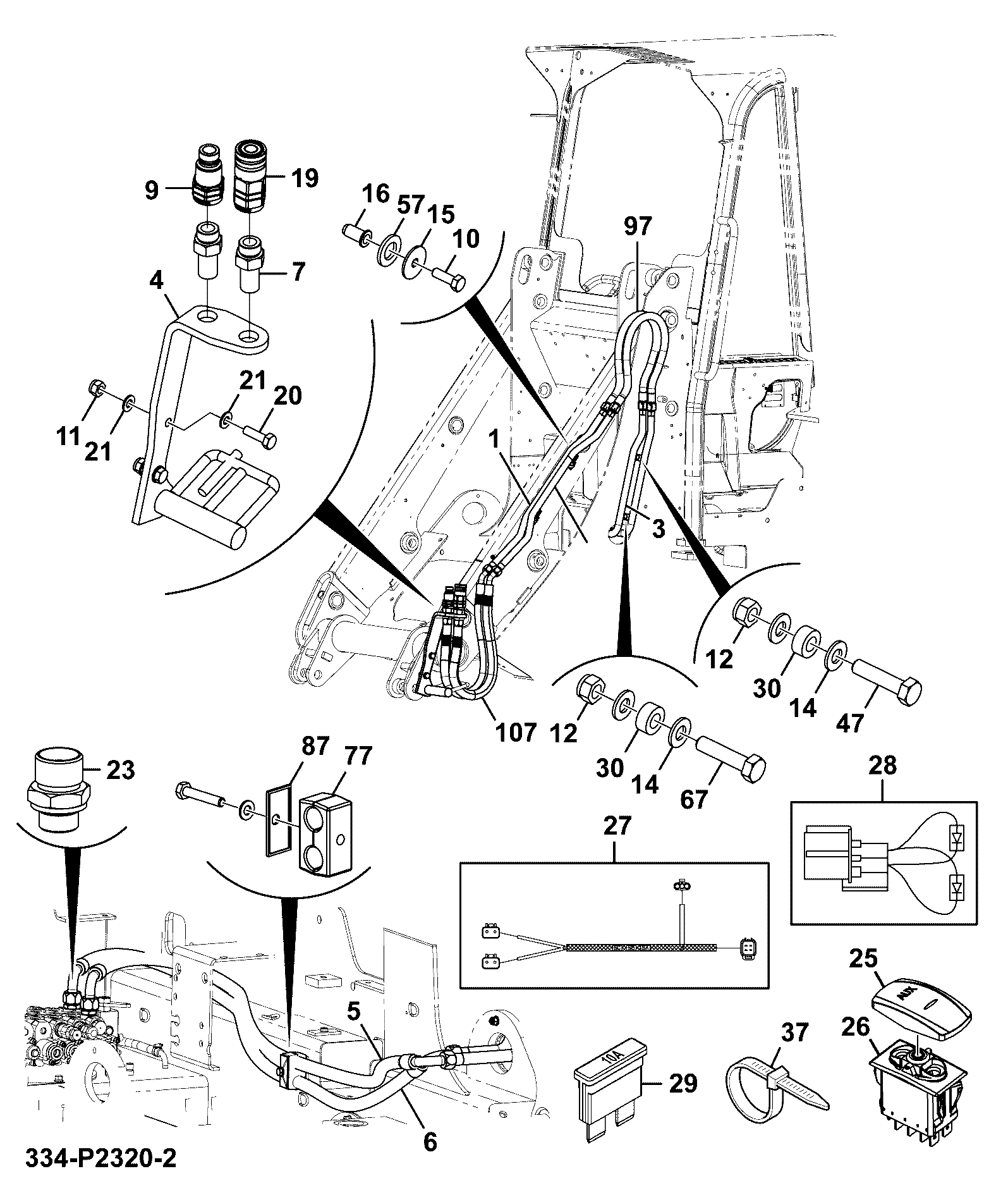 Шланг 34AP/CT164 JCB