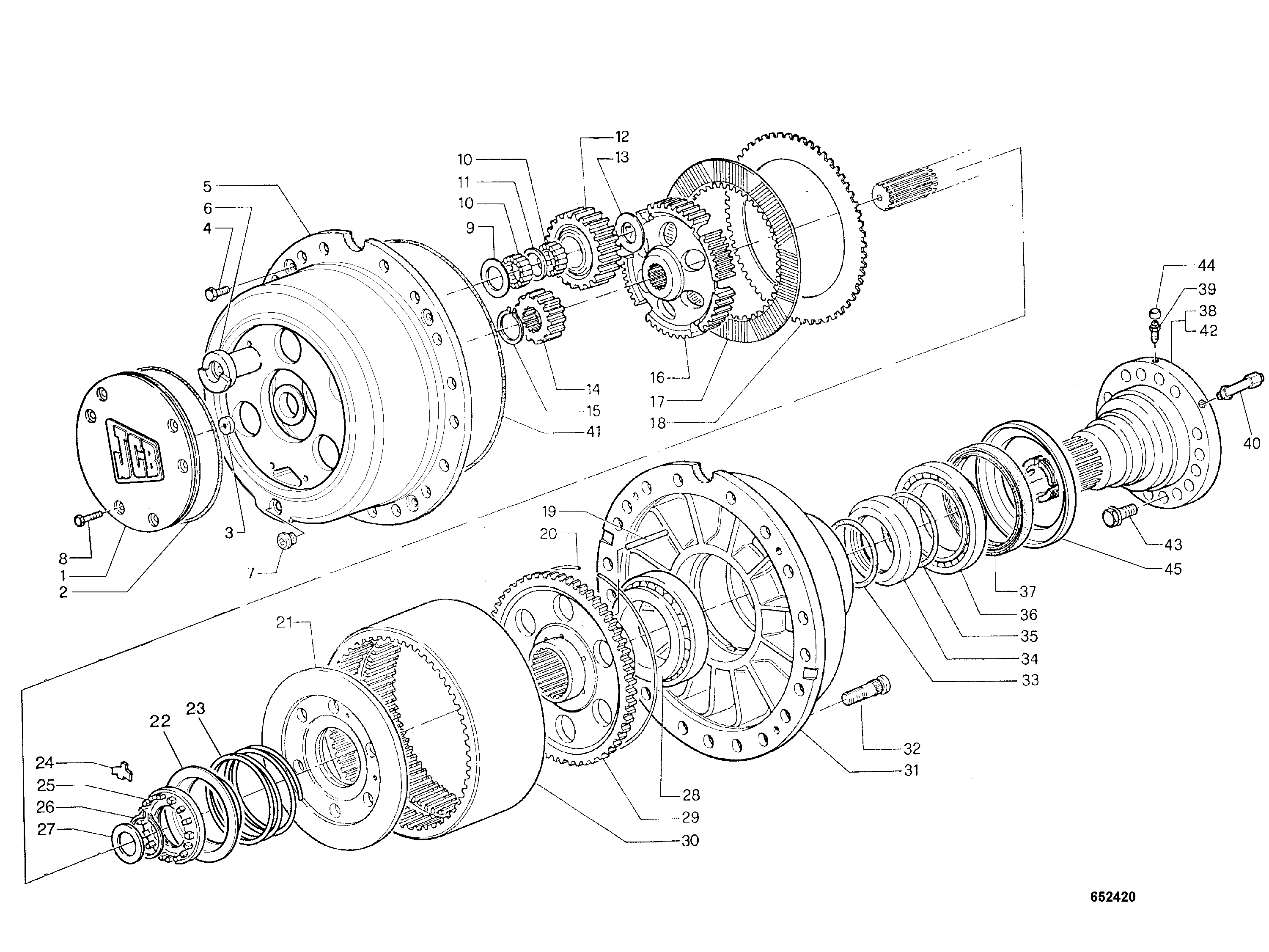 Комплект 10/908894 JCB