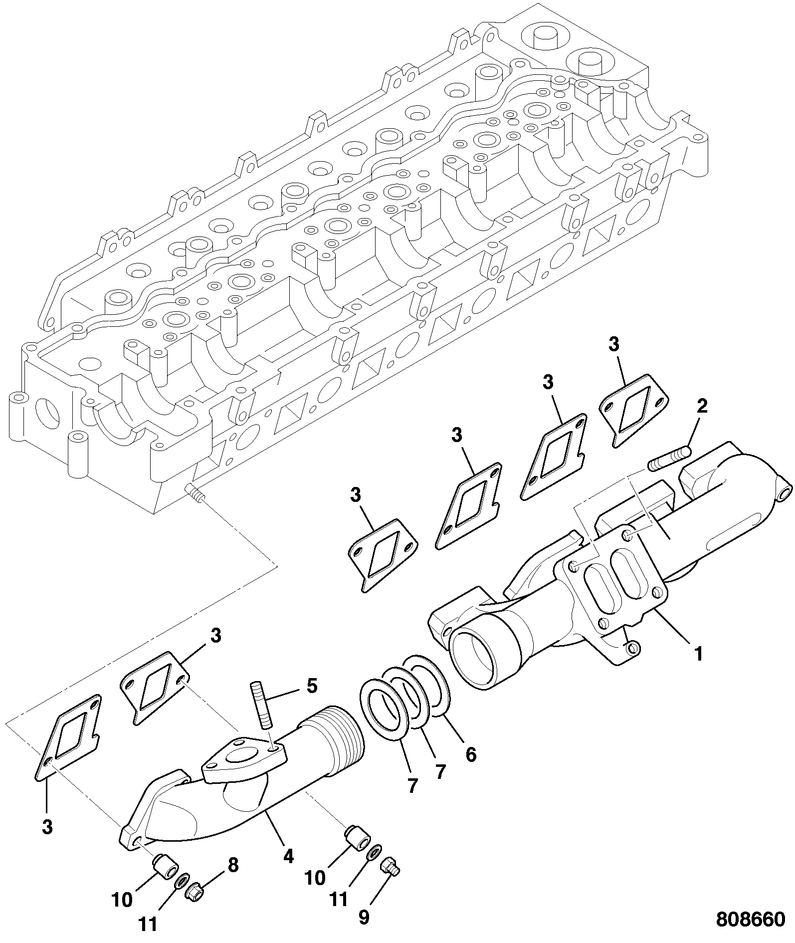 прокладка 02/801867 JCB