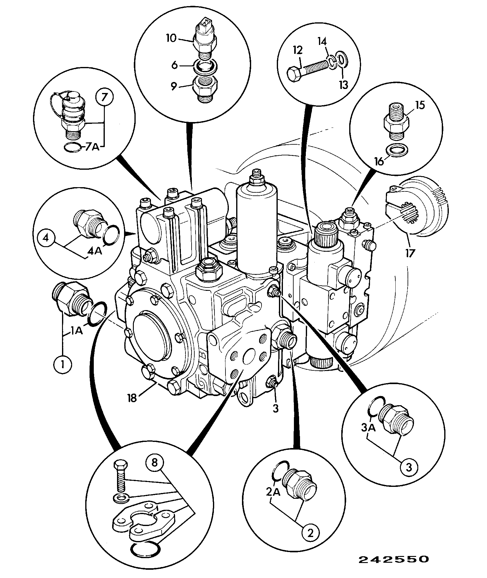 Электромагнит 20/208202 JCB