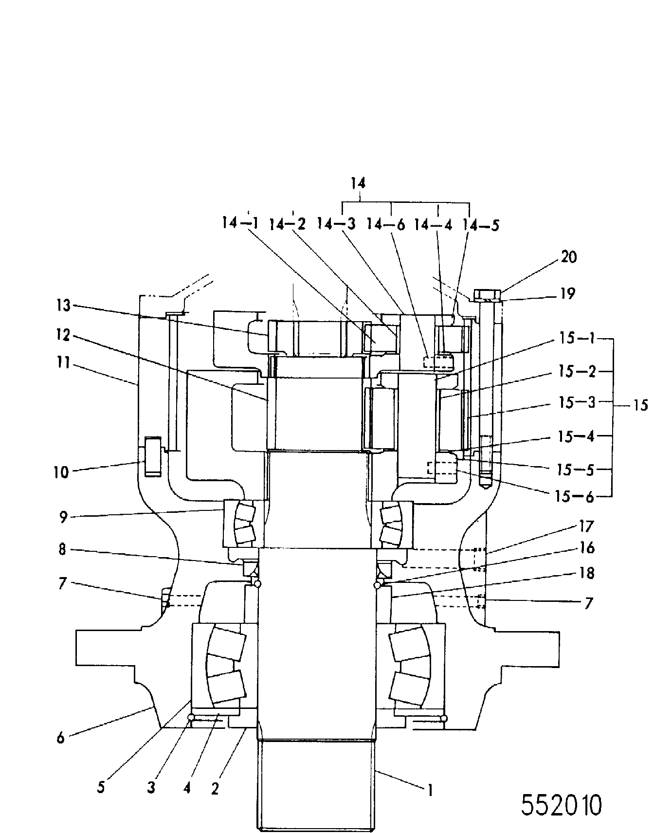 Подшипник LTM0185 JCB