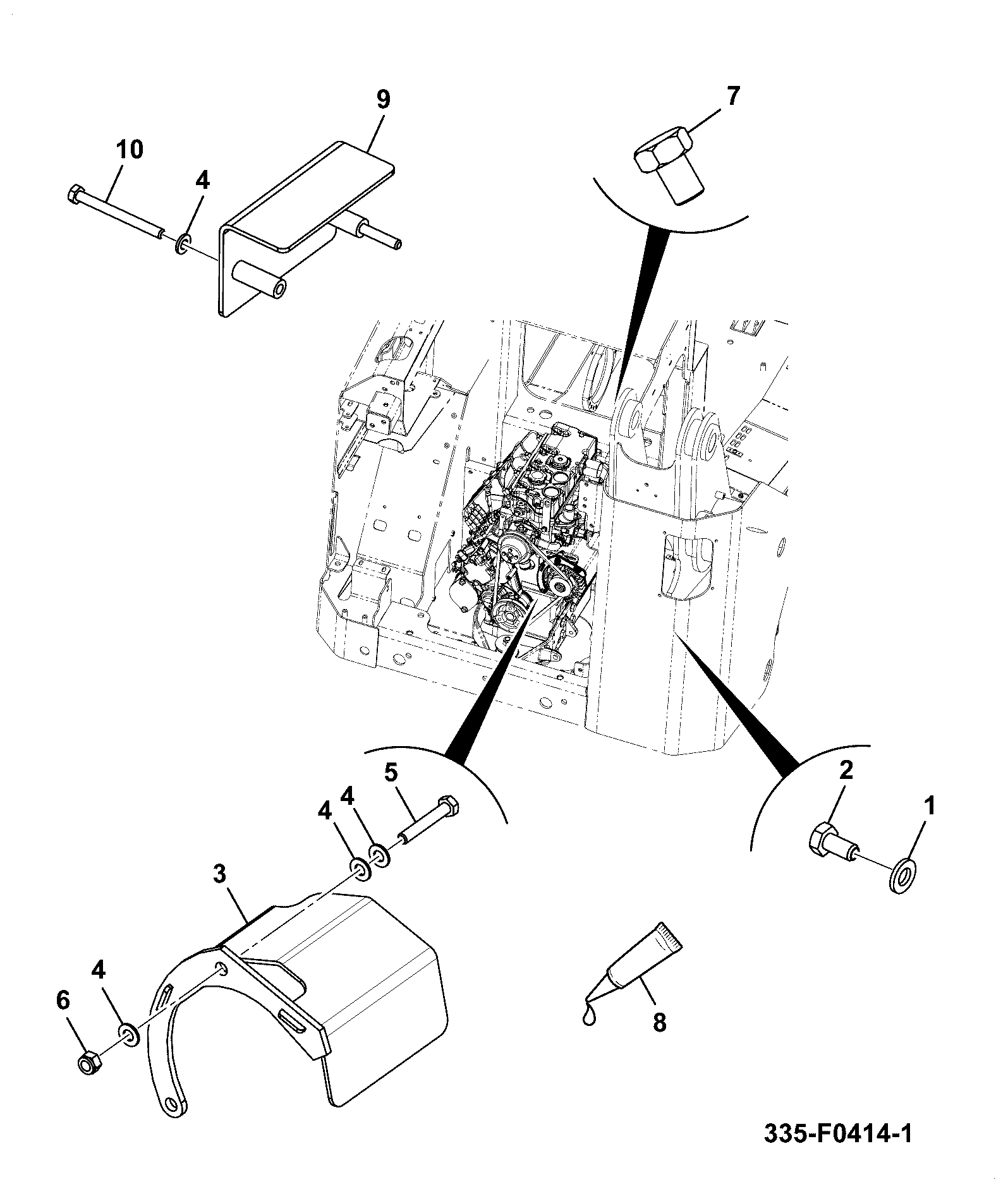 Пробка 335/F0936 JCB