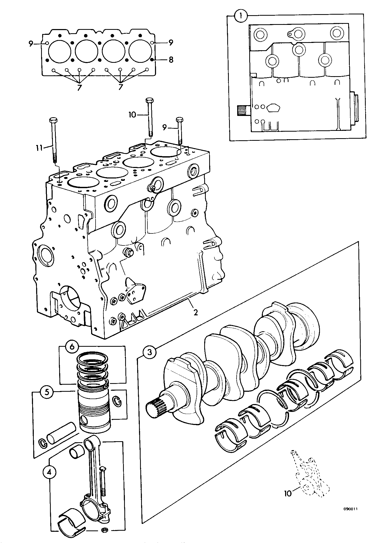 Комплект 02/103702 JCB