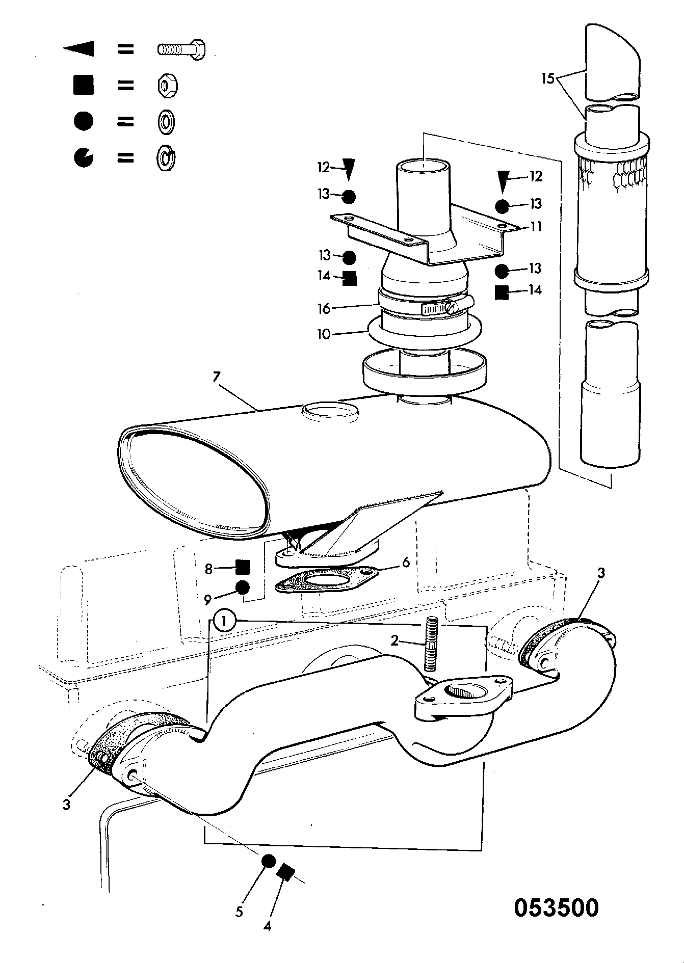 Глушитель 111/17701 JCB