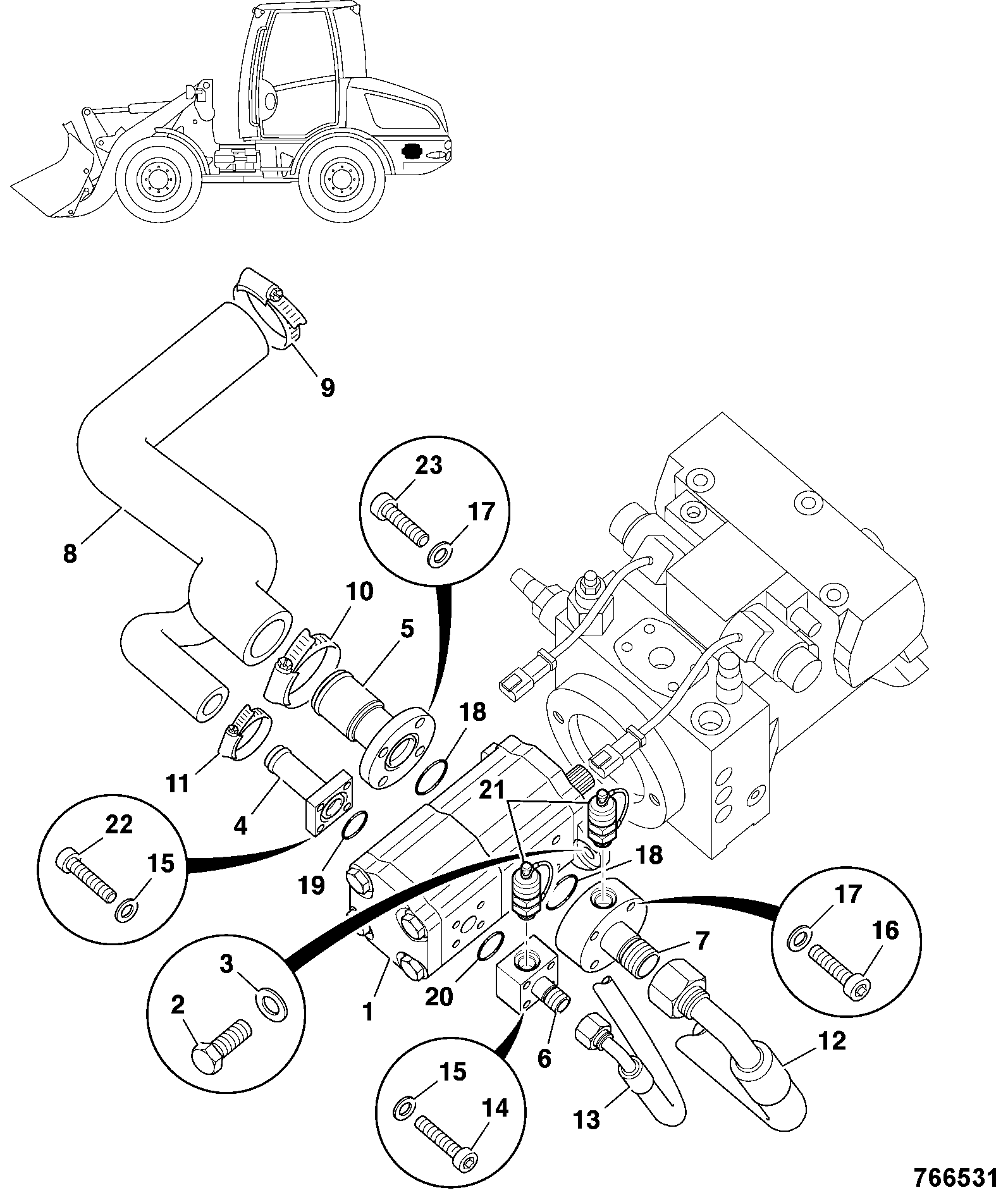 фланец 816/90770 JCB