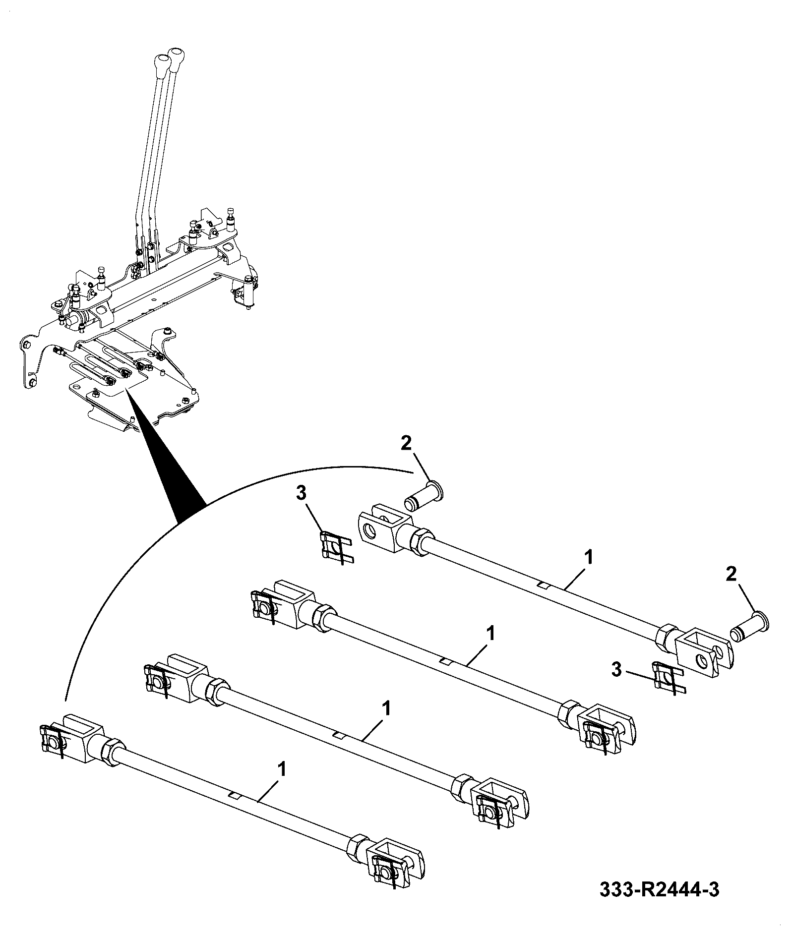 Управление 333/V0244 JCB