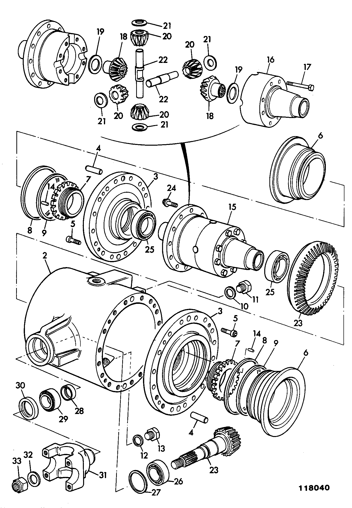 Дифференциал 453/30600 JCB