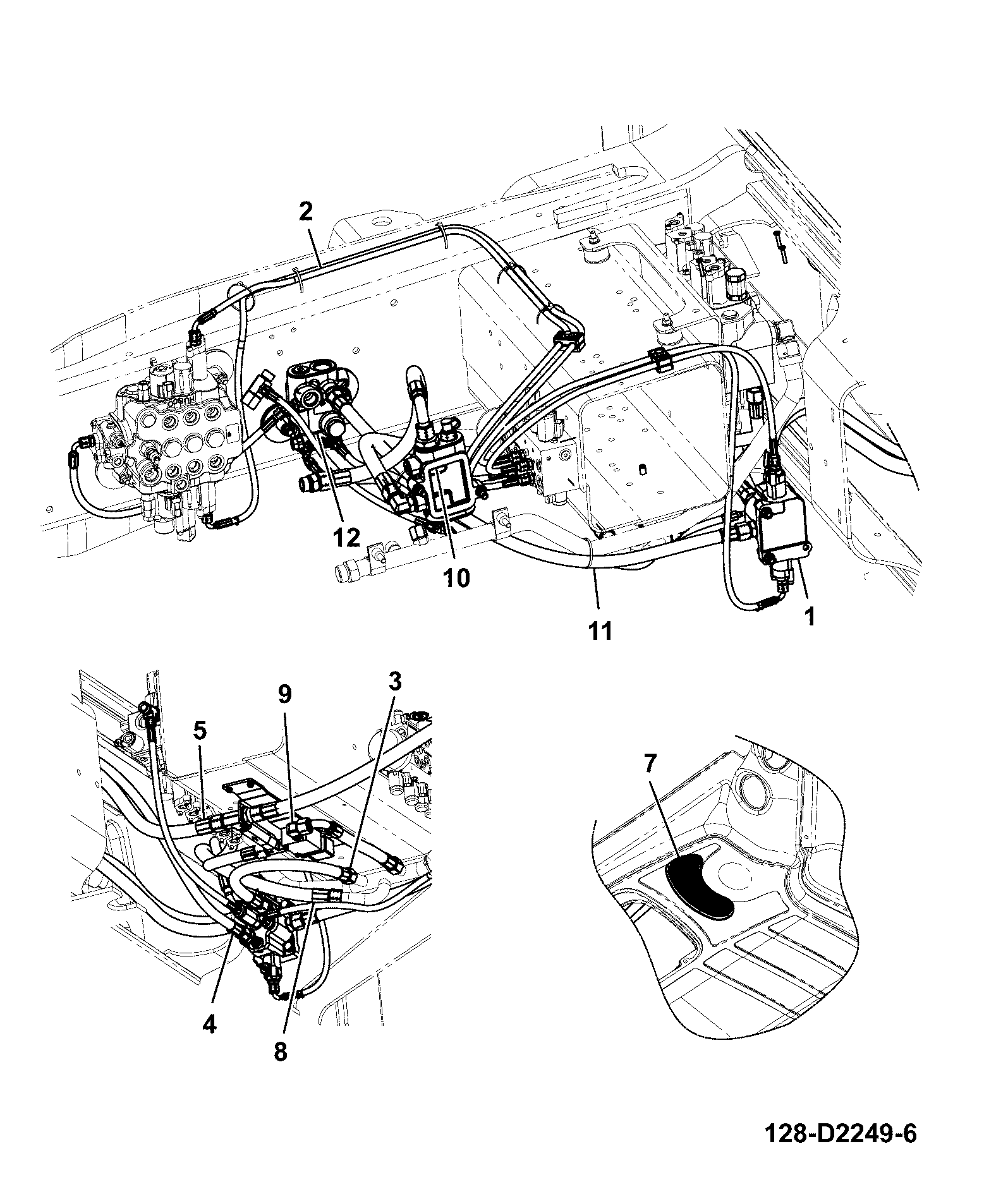 Установка 128/D2249 JCB
